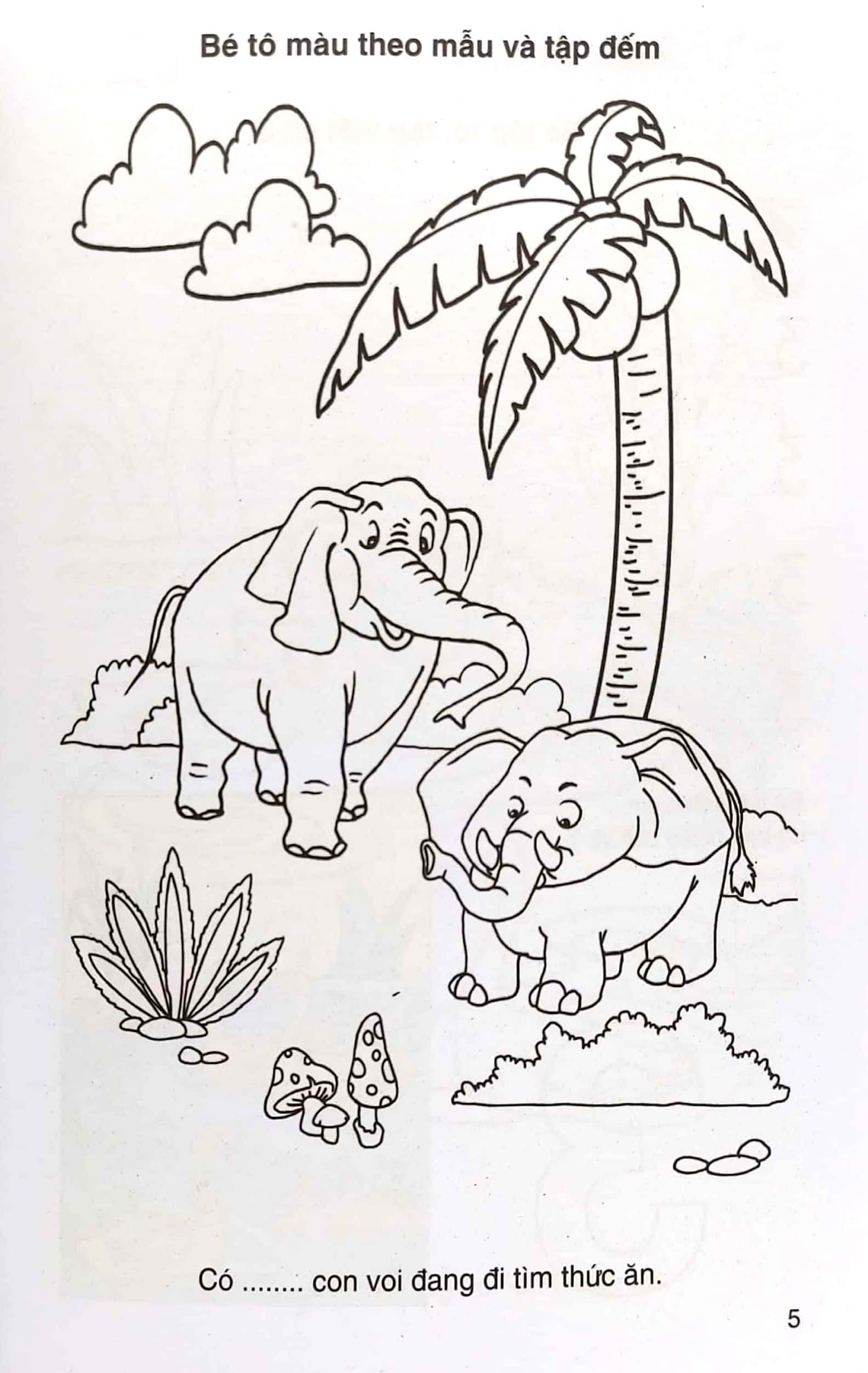 tô màu làm quen chữ số (dành cho bé 4-5 tuổi) - Ảnh 6