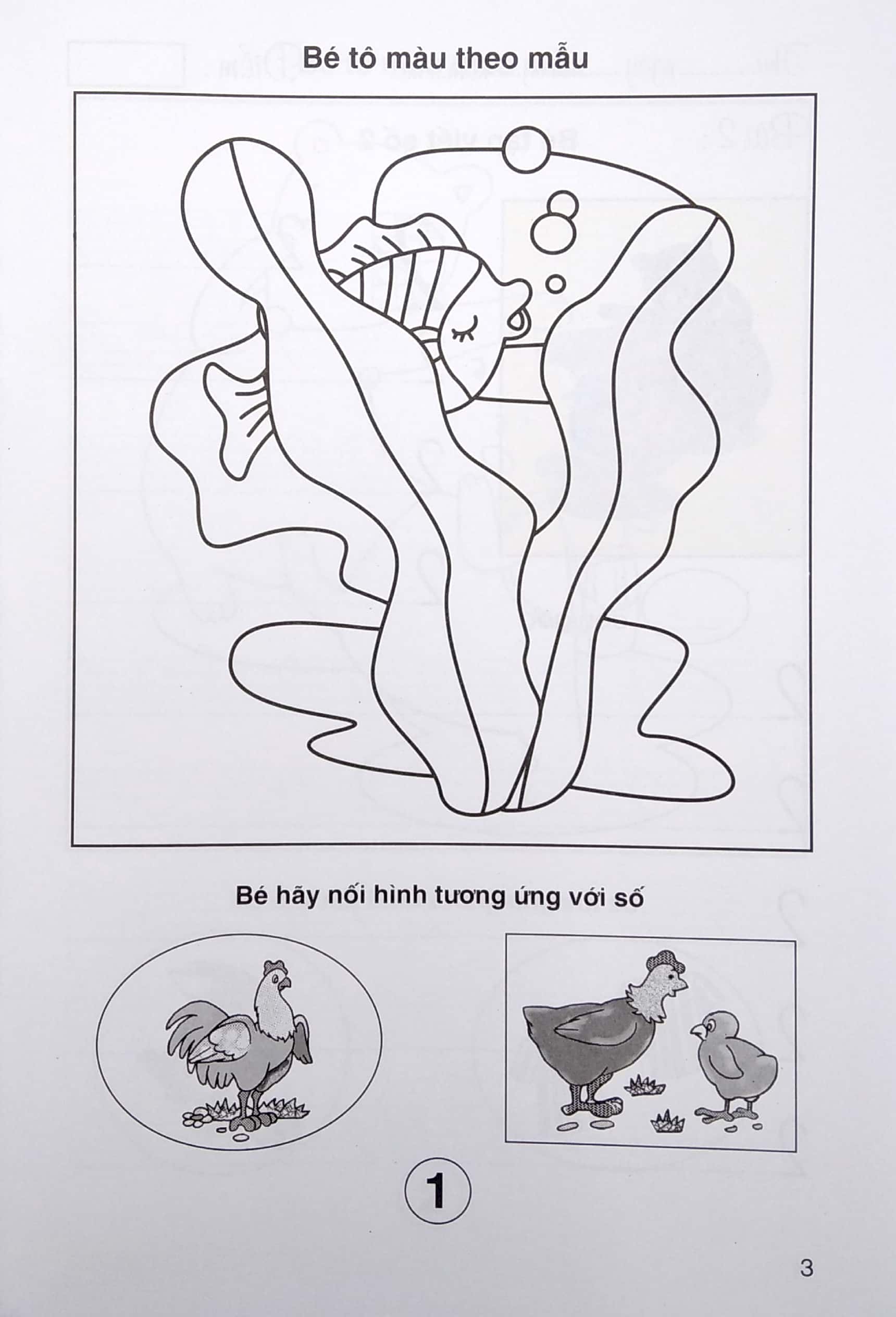 tô màu làm quen chữ số - dành cho bé 5-6 tuổi - Ảnh 4
