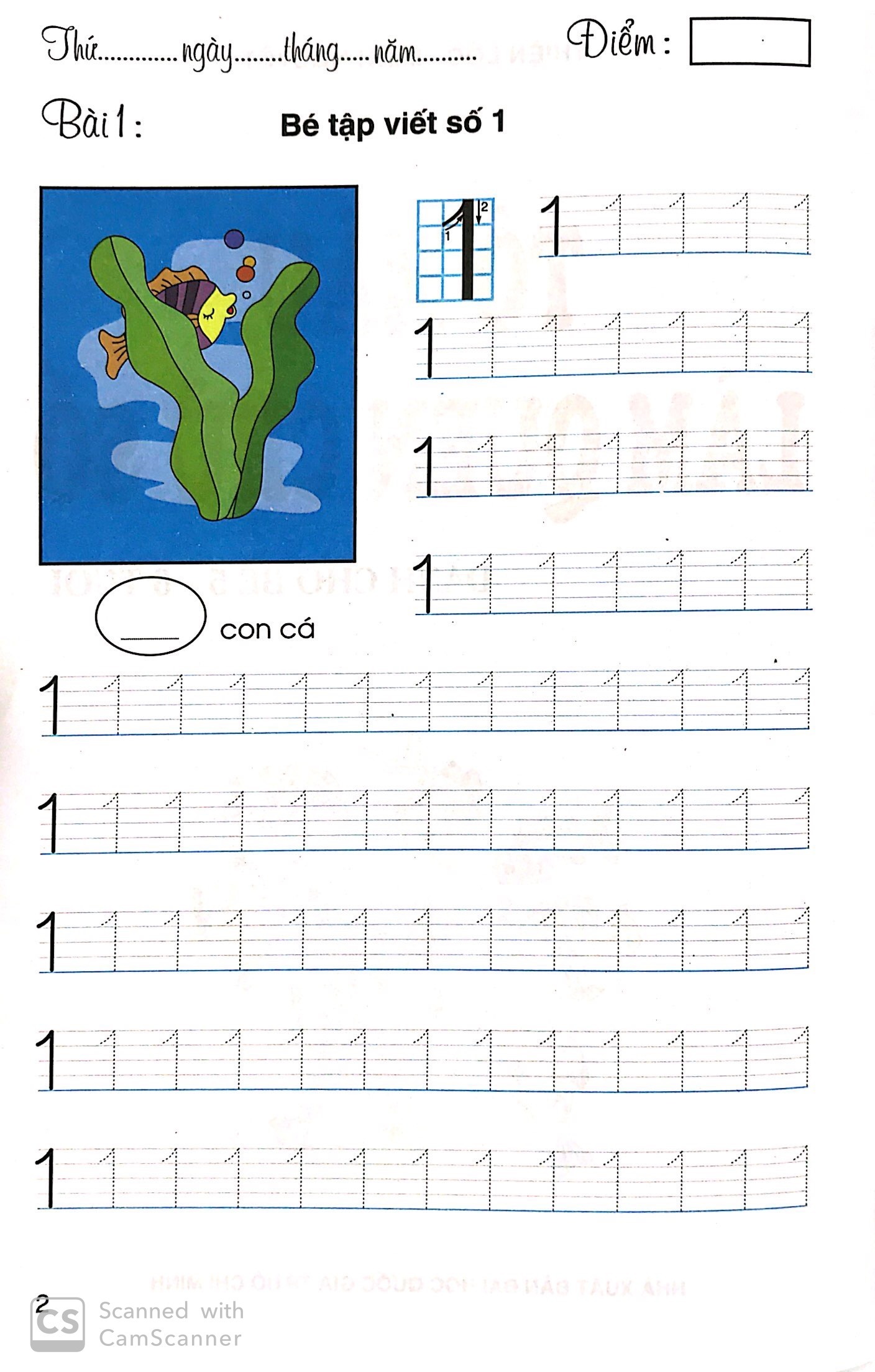 To Mau Lam Quen Chu So - Danh Cho Be 5-6 Tuoi (Tai Ban 2025) - Ảnh 2