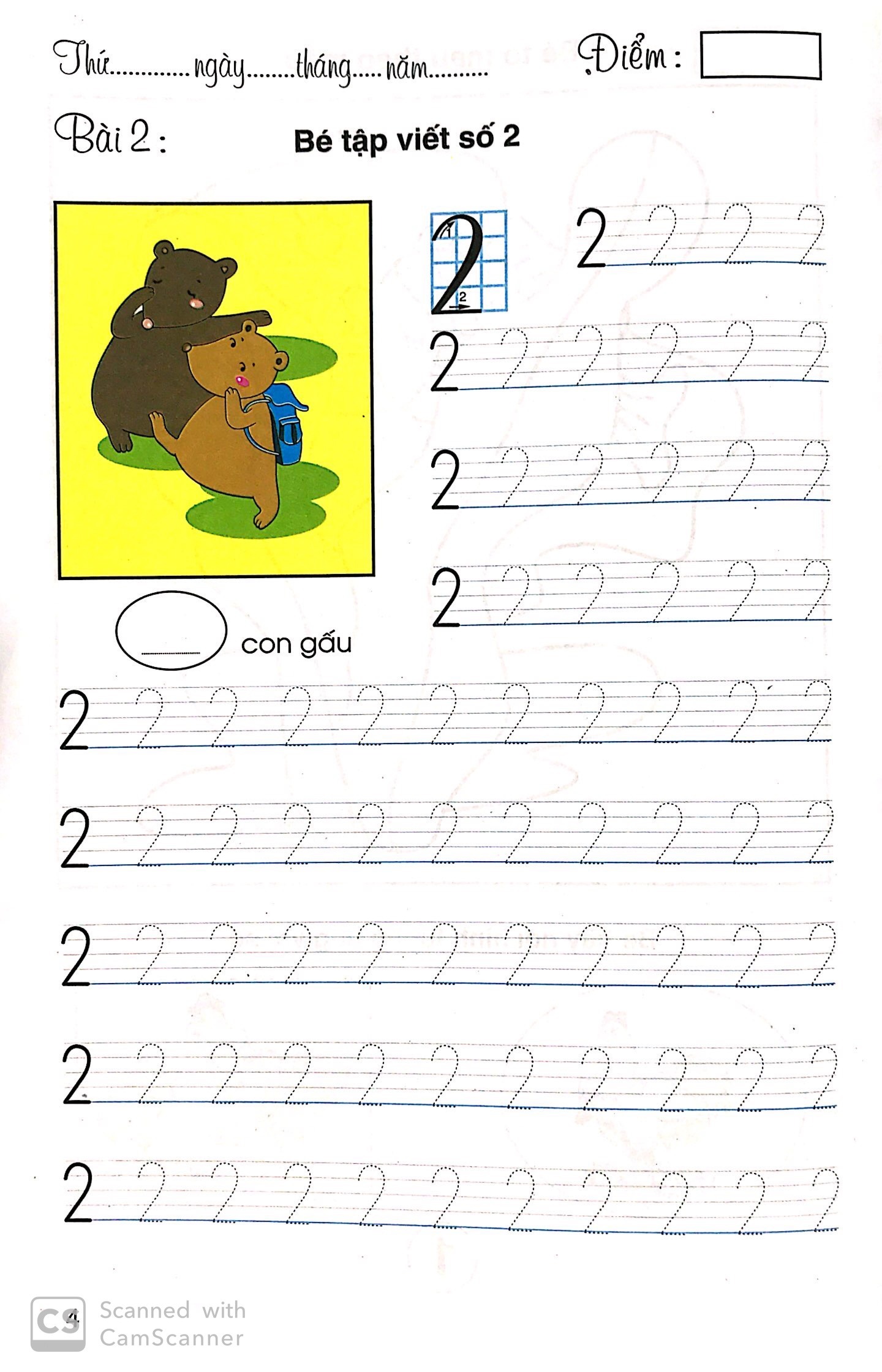 To Mau Lam Quen Chu So - Danh Cho Be 5-6 Tuoi (Tai Ban 2025) - Ảnh 4