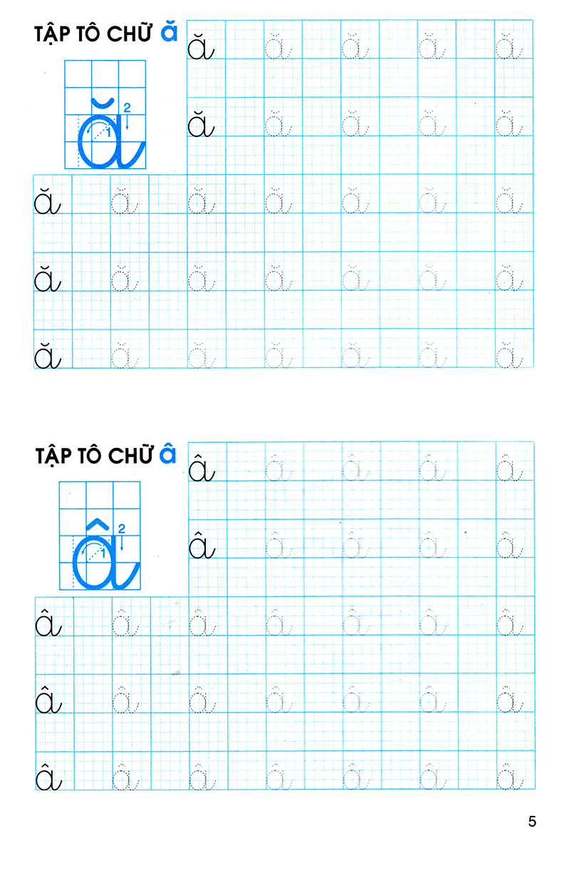 tô màu làm quen với chữ - tập 1 (tái bản 2021) - Ảnh 5