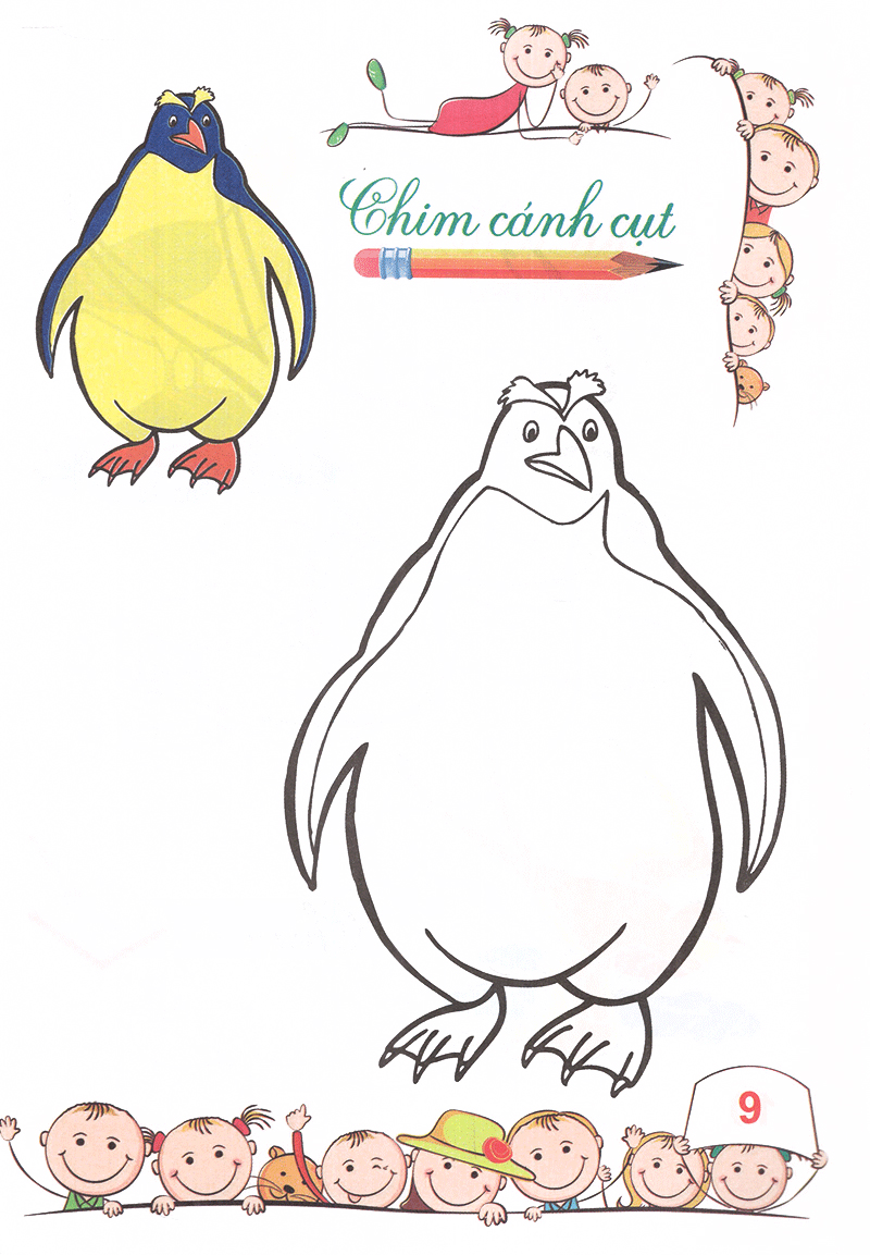 tô màu mẫu giáo - các loài chim (tái bản 2018) - Ảnh 10