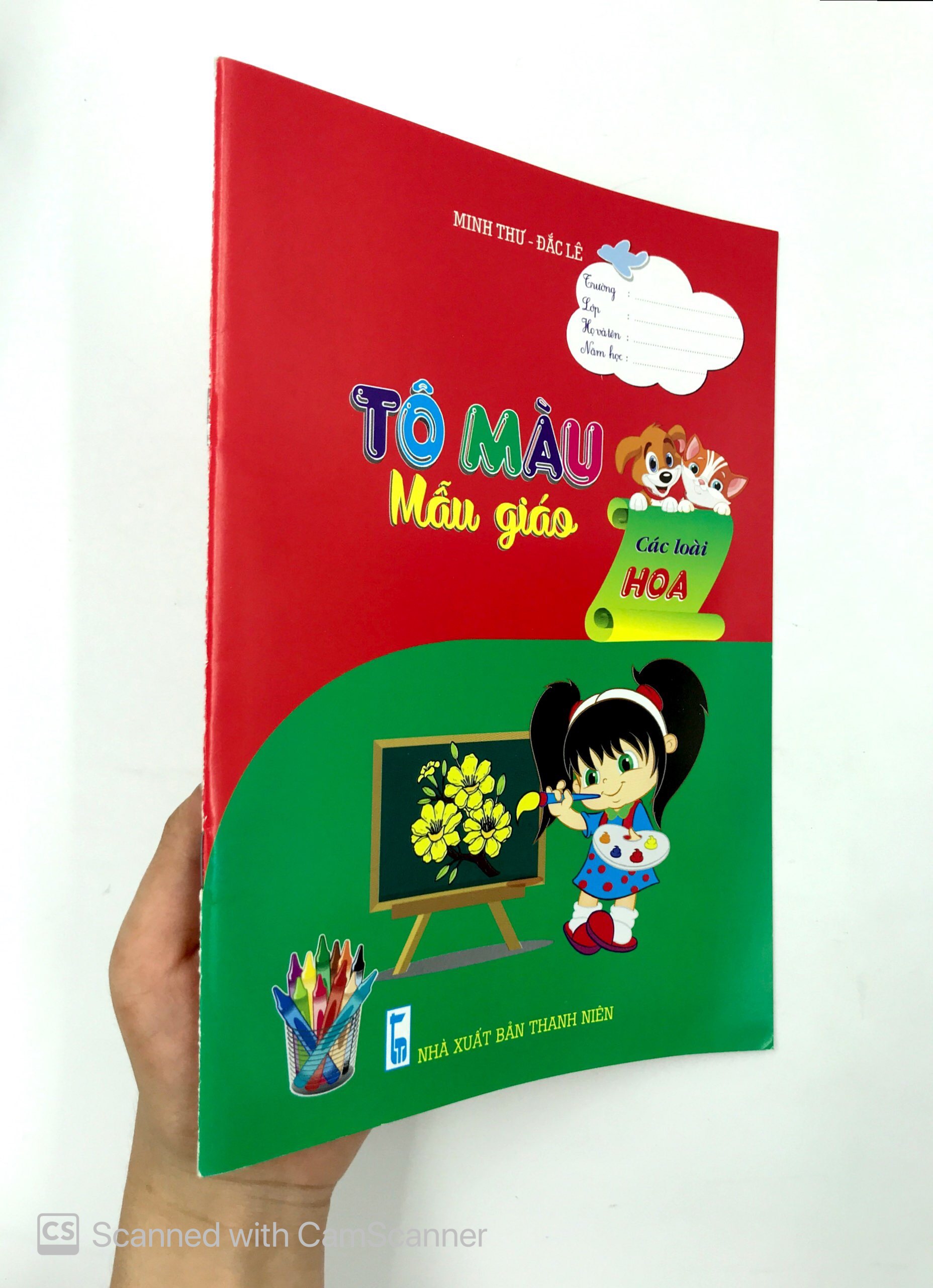tô màu mẫu giáo - các loài hoa - Ảnh 8