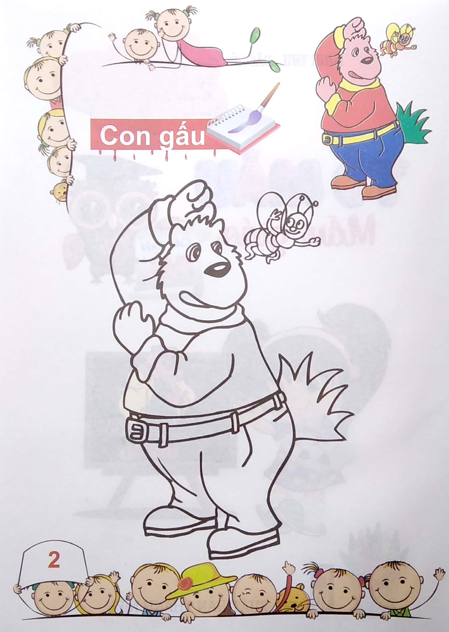 tô màu mẫu giáo - các loài thú - Ảnh 3