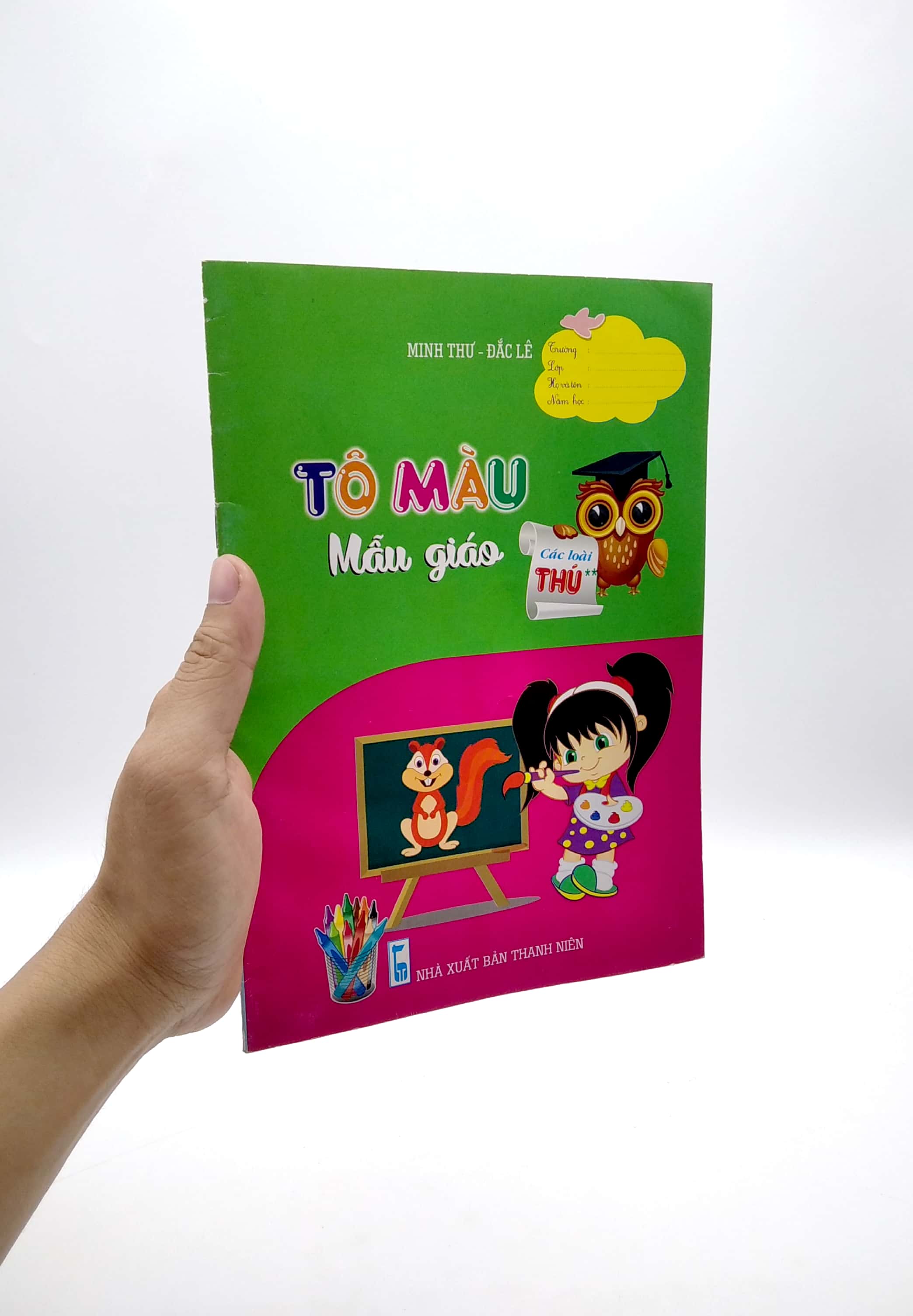 tô màu mẫu giáo - các loài thú - Ảnh 7