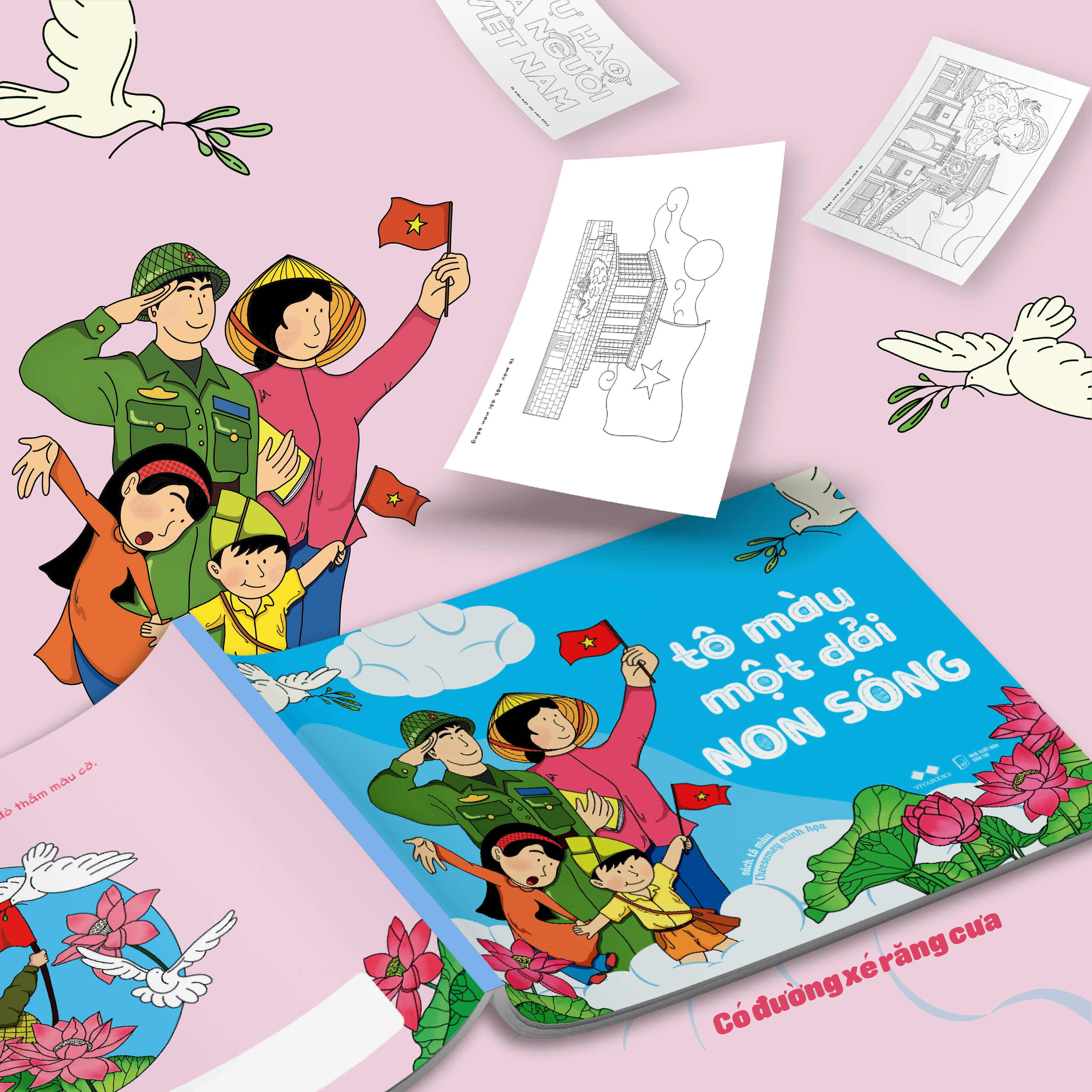 Tô Màu Một Dải Non Sông - Tặng Kèm Móc Khóa - Ảnh 4