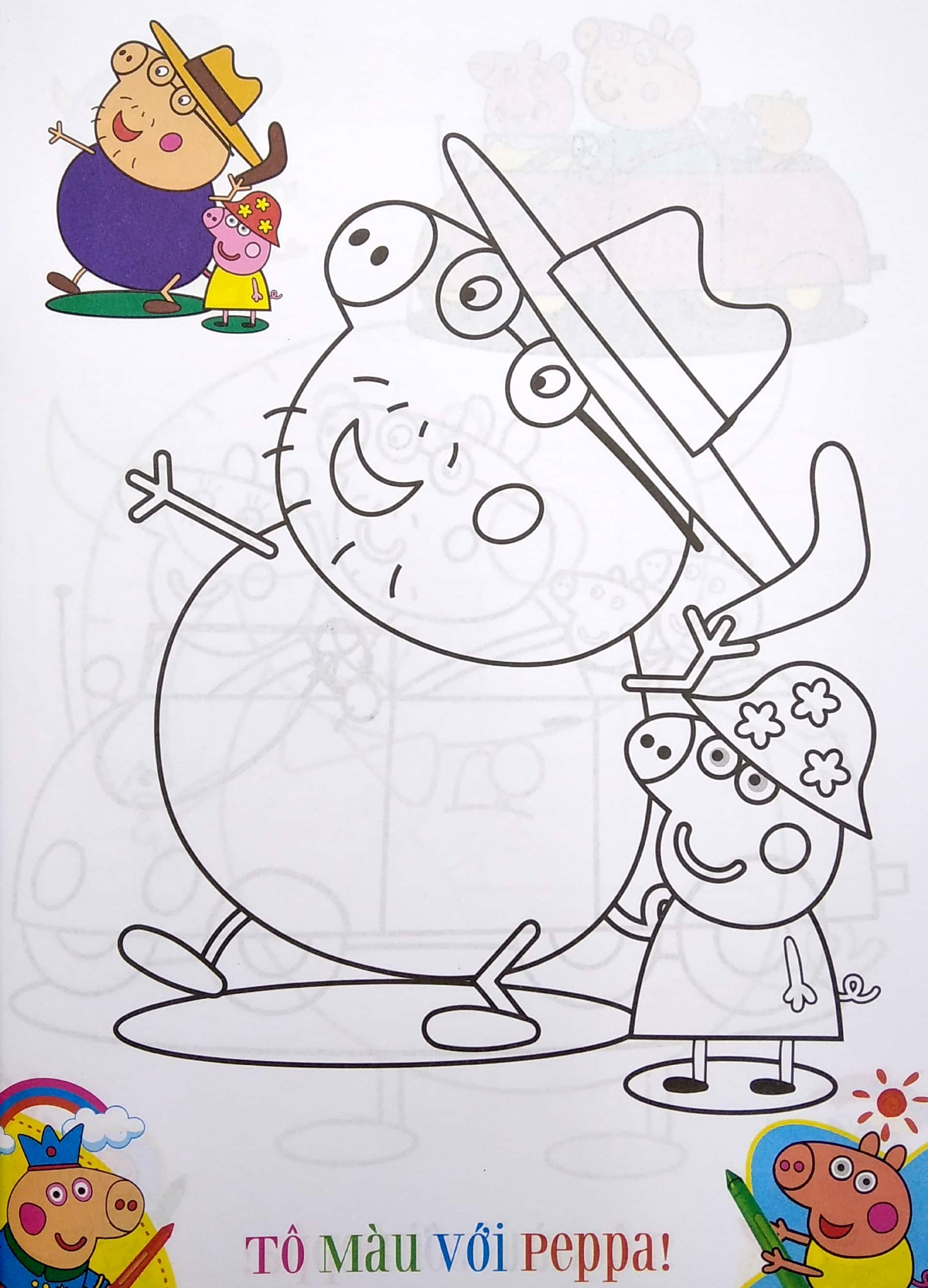tô màu peppa pig - tập 3 (tái bản 2024) - Ảnh 4