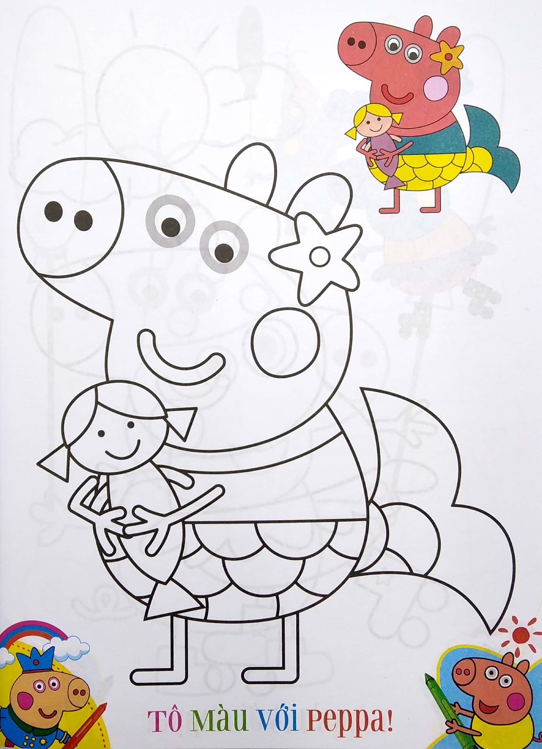 tô màu peppa pig - tập 4 (tái bản 2024) - Ảnh 2