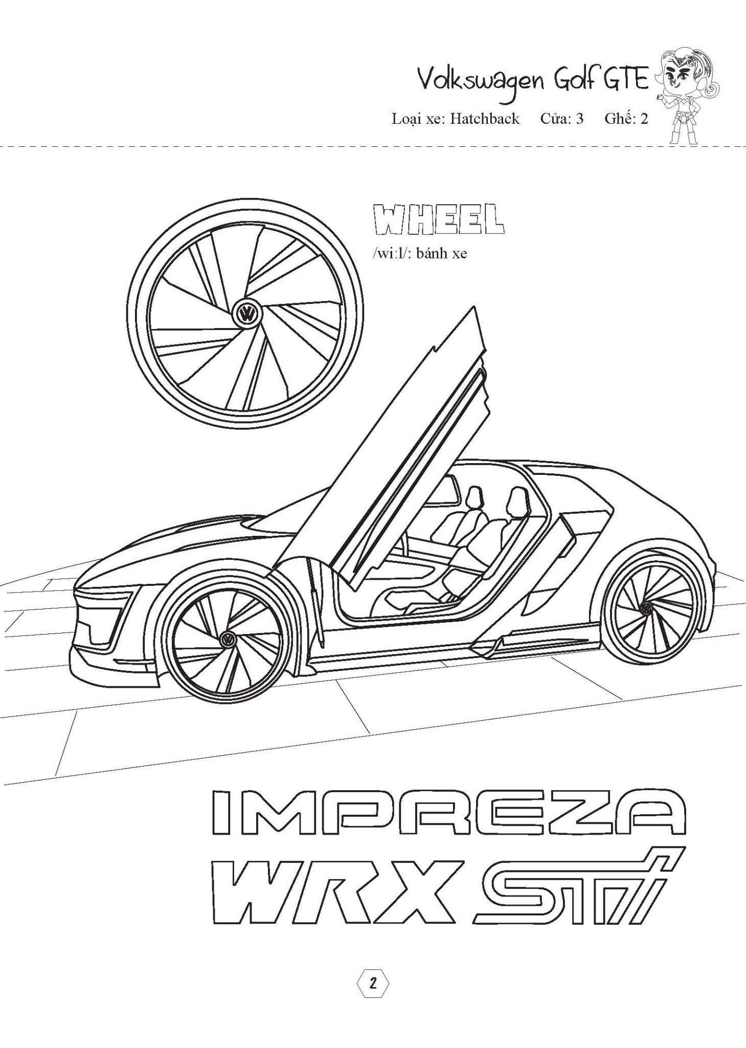 tô màu phương tiện giao thông - xe thể thao siêu tốc độ - speedy sport cars - Ảnh 3