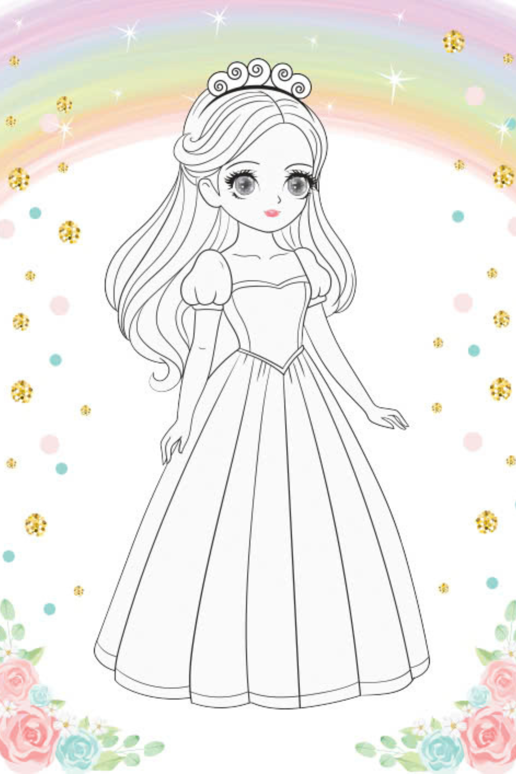 tô màu princess - công chúa cá tính - Ảnh 3