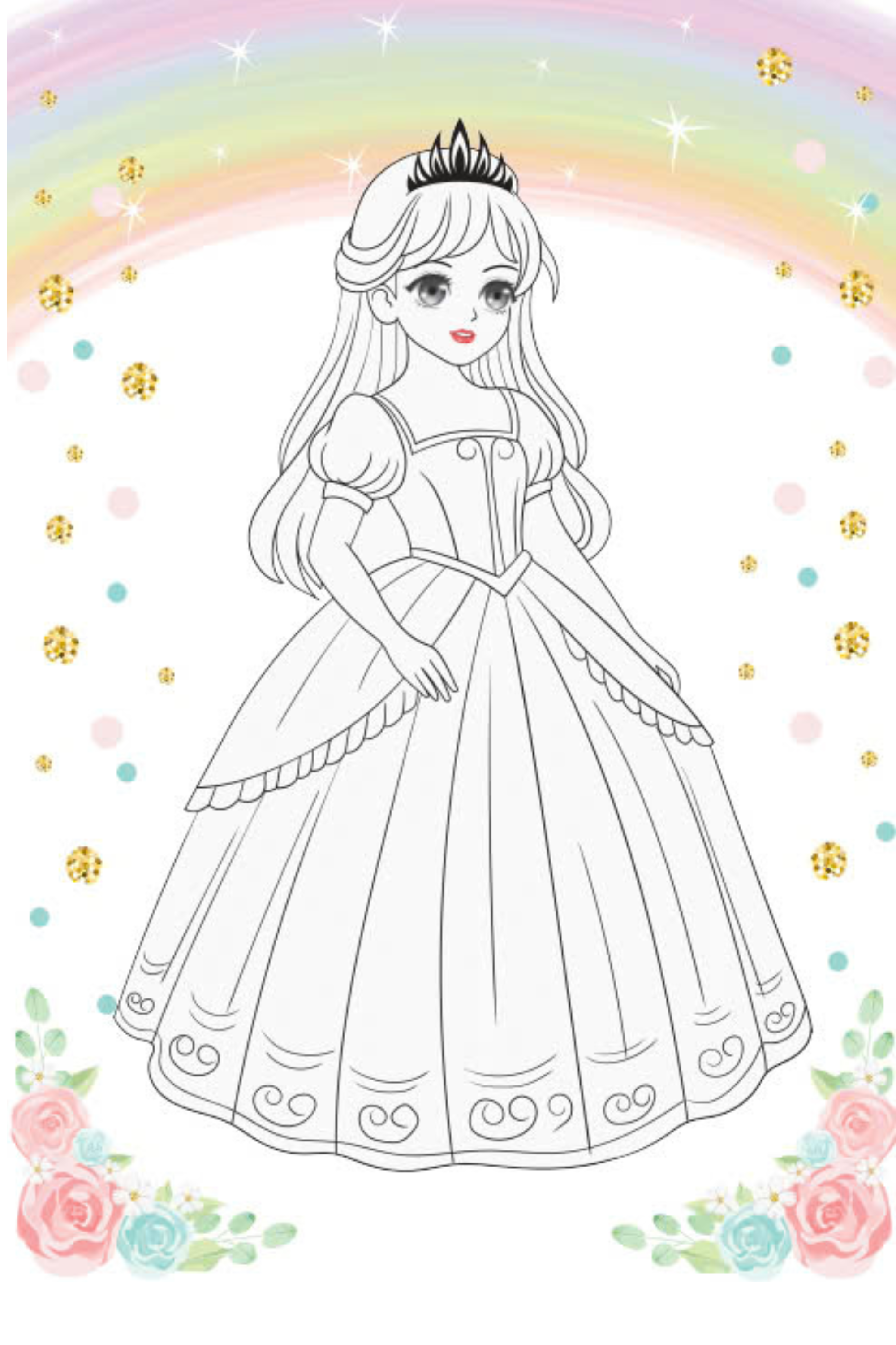 tô màu princess - công chúa cá tính - Ảnh 4