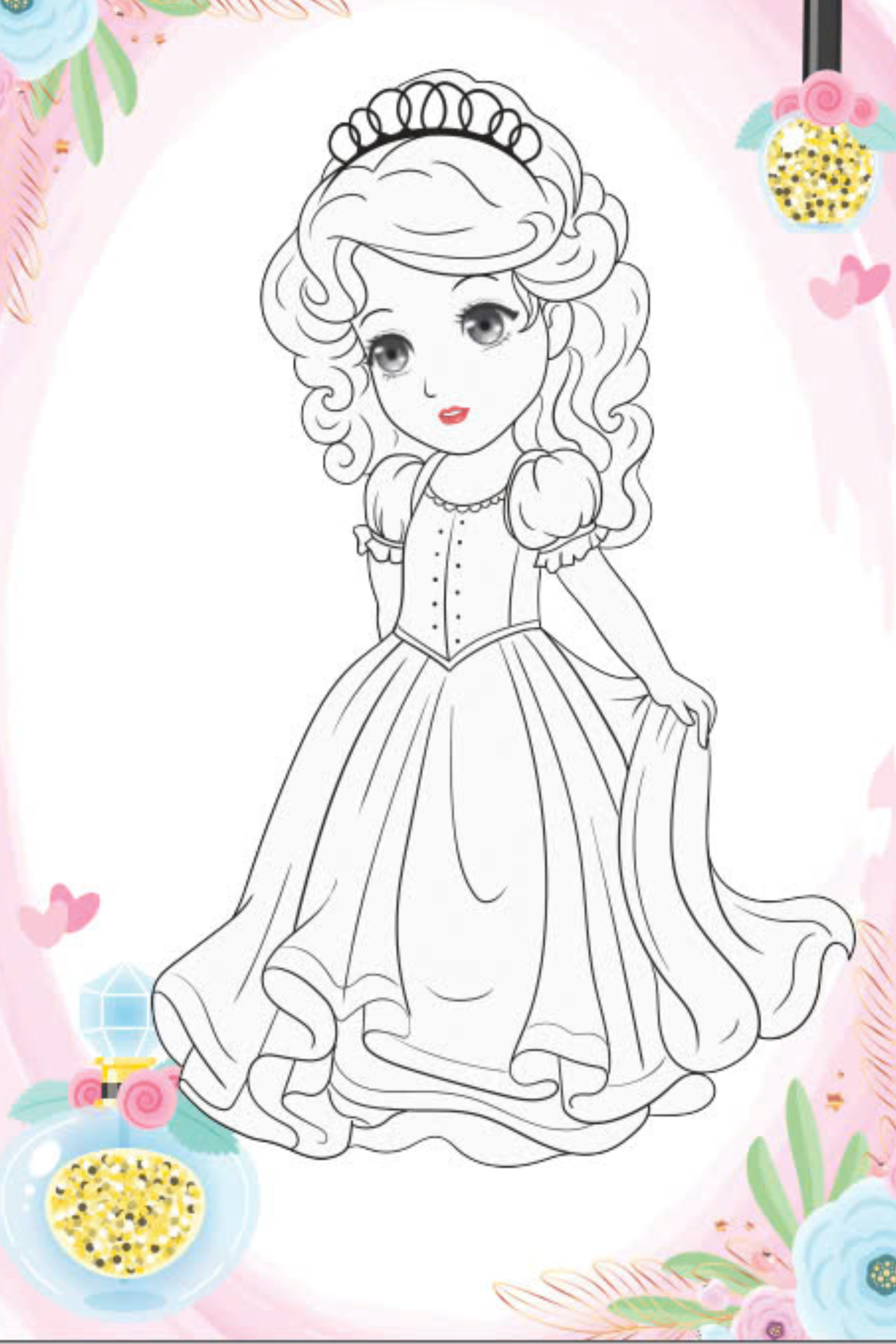 tô màu princess - công chúa cá tính - Ảnh 6