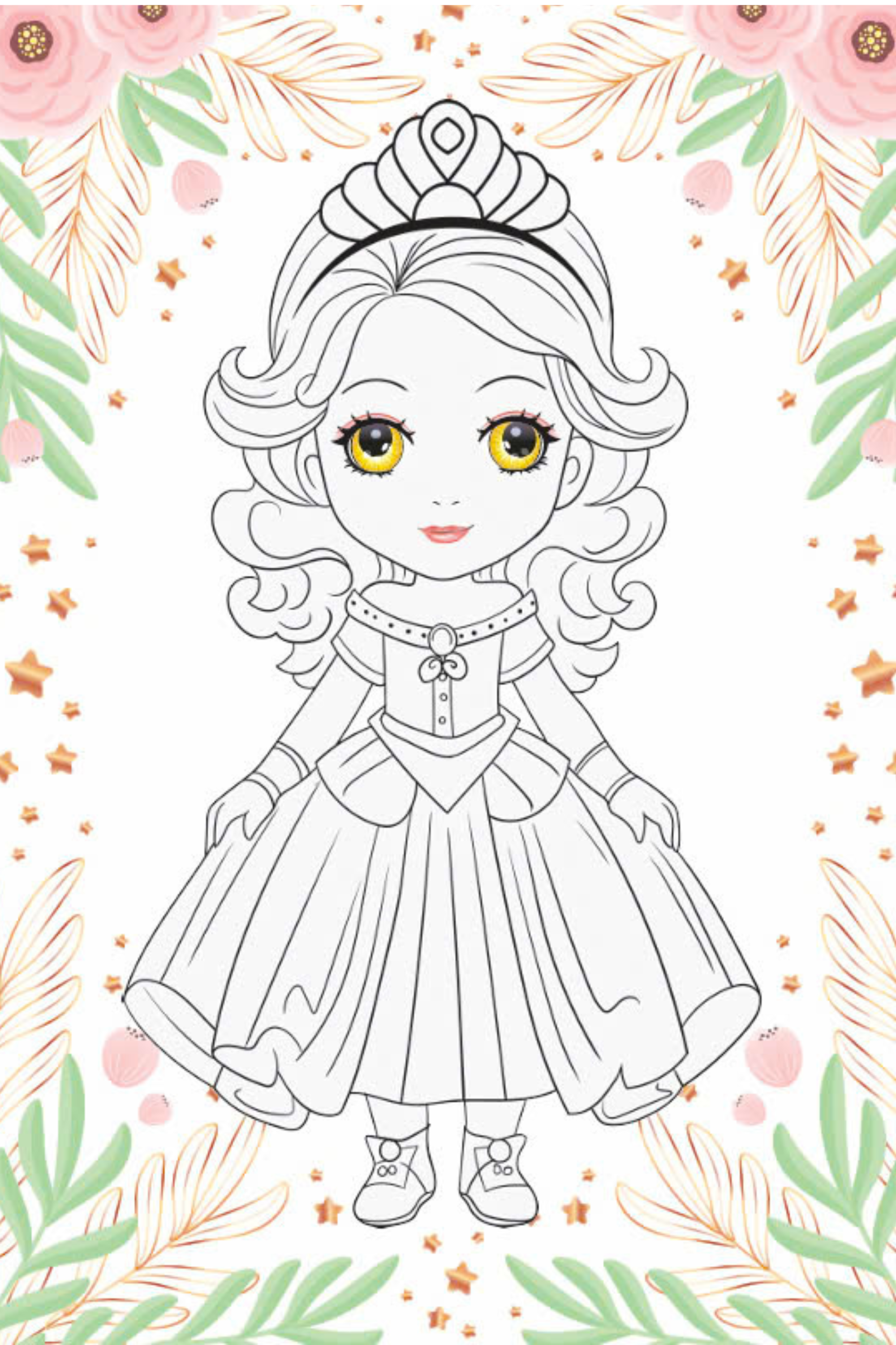 tô màu princess - công chúa kiêu sa - Ảnh 3