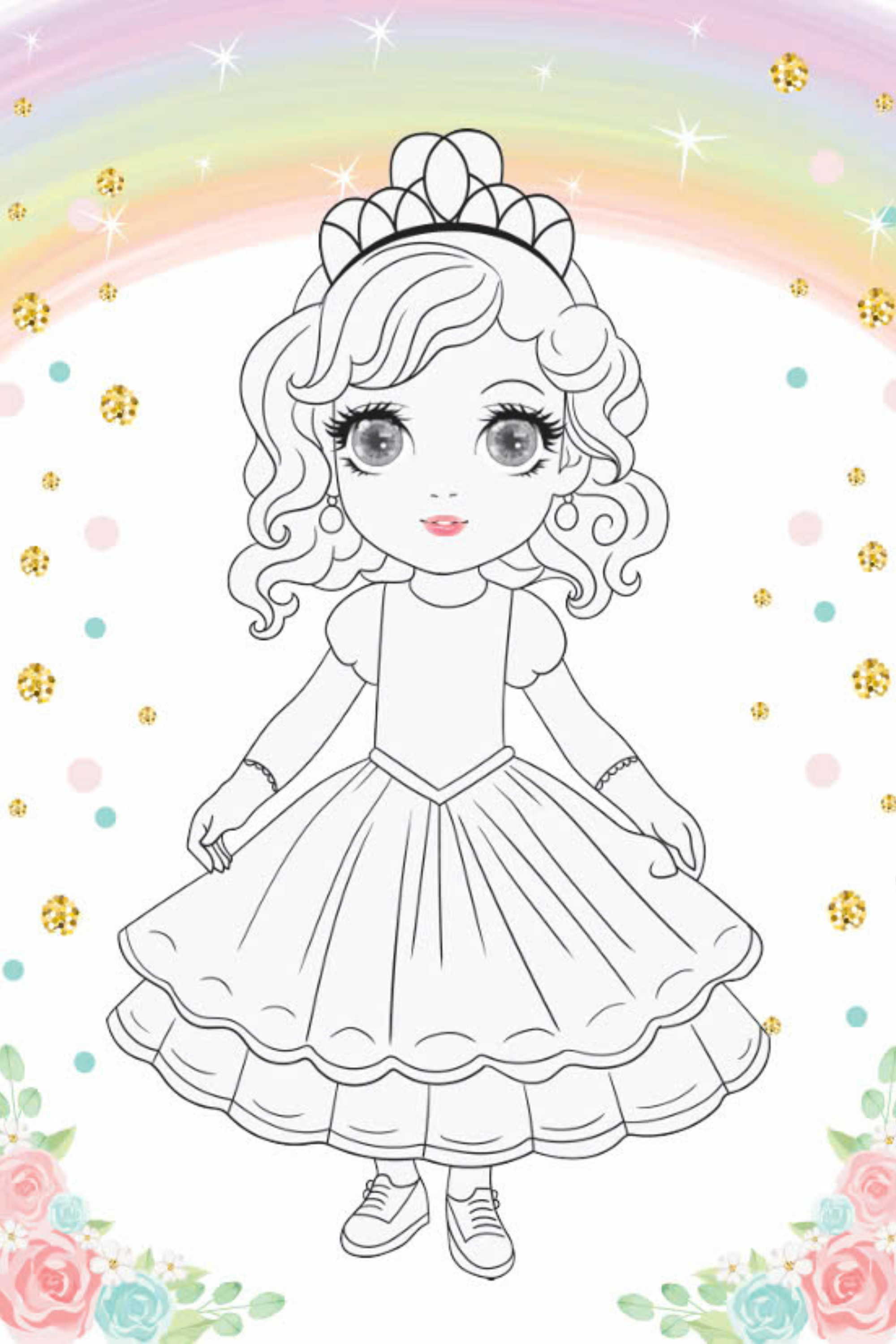 tô màu princess - công chúa kiêu sa - Ảnh 7