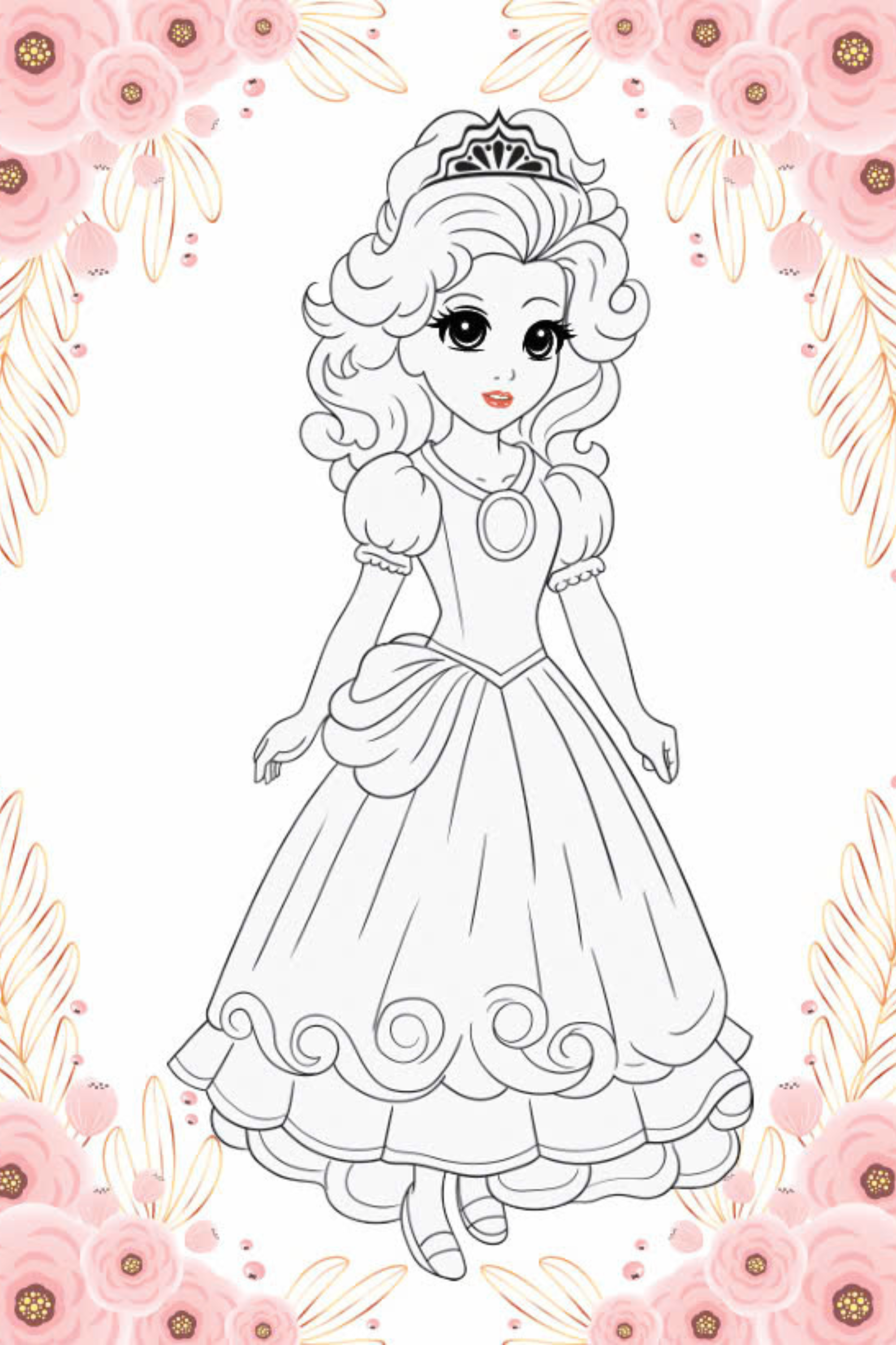 tô màu princess - công chúa kiêu sa - Ảnh 8