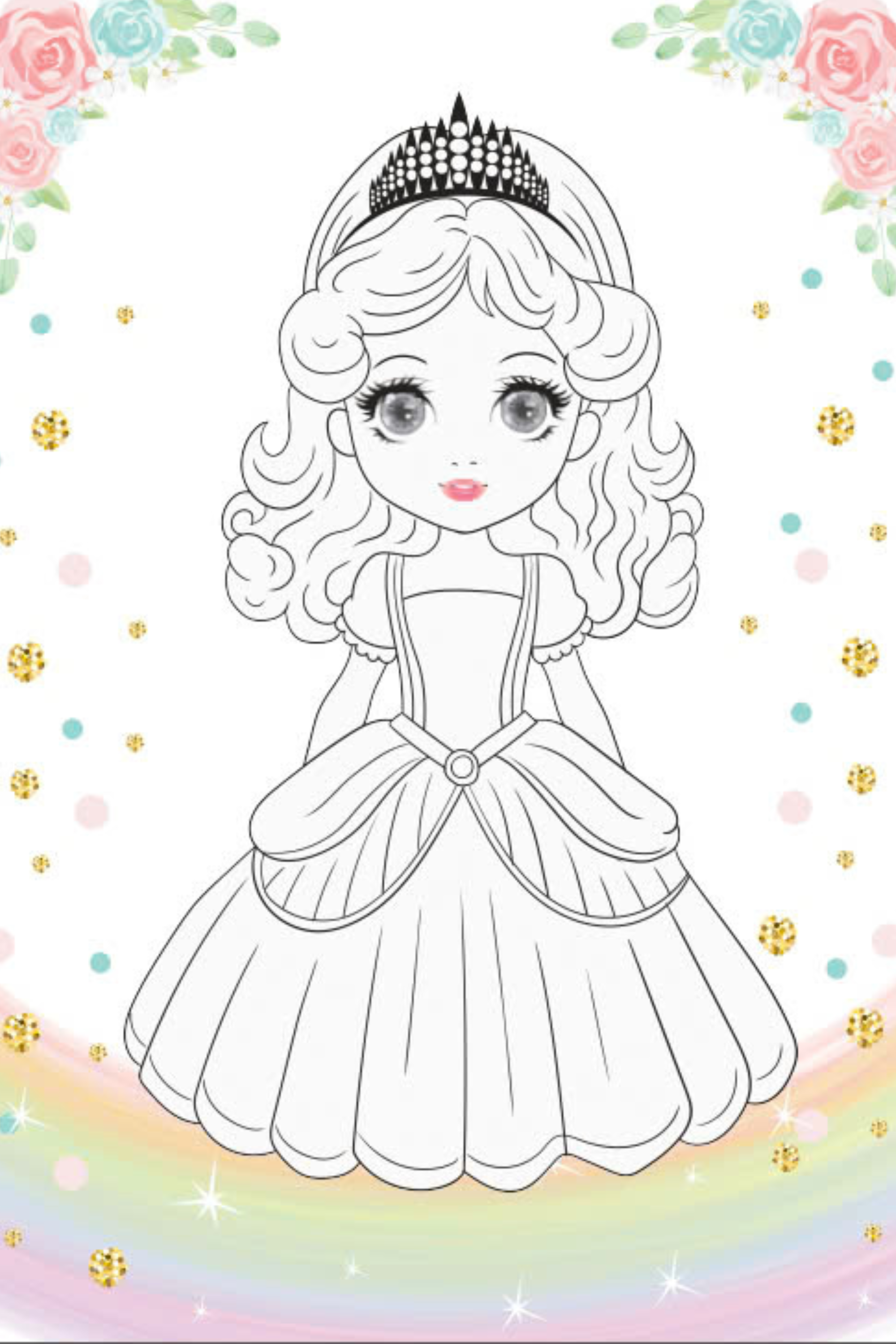 tô màu princess - công chúa sành điệu - Ảnh 5