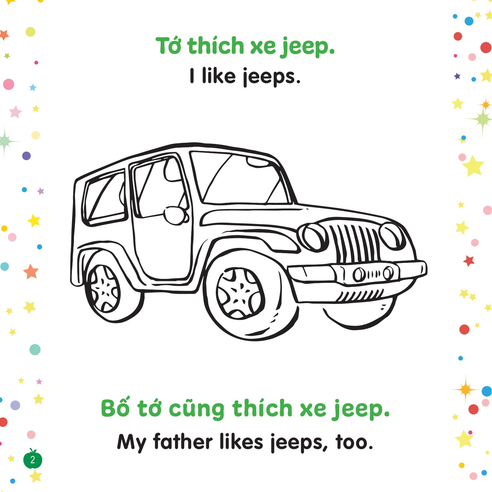 tô màu sáng tạo - bé học tiếng anh - bạn có thể...? - Ảnh 2