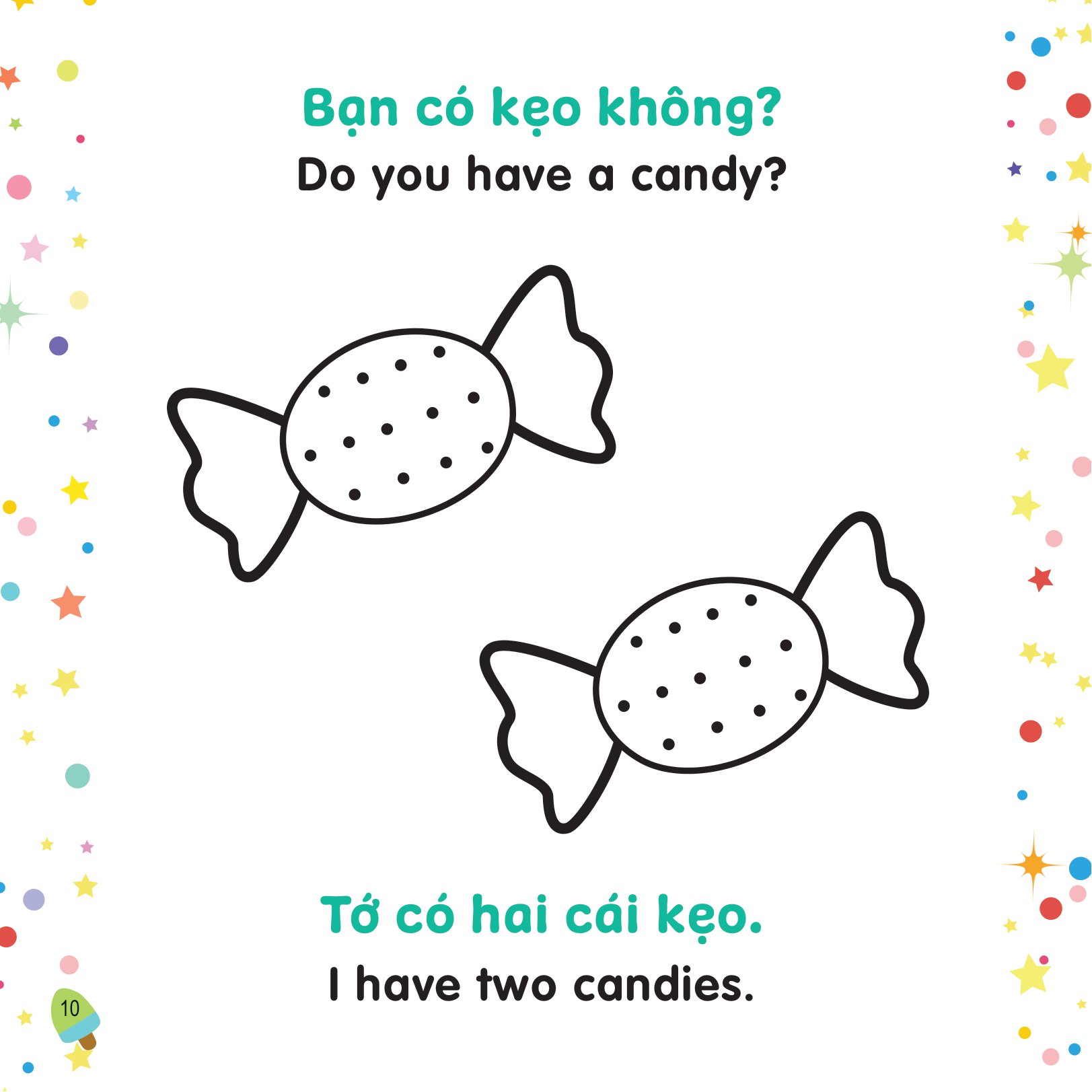 tô màu sáng tạo - bé học tiếng anh - bạn thích cái gì? - Ảnh 10