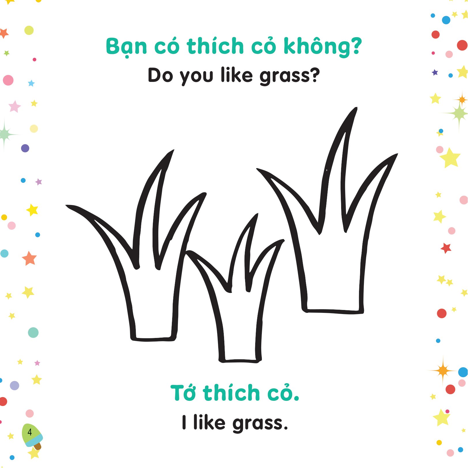 tô màu sáng tạo - bé học tiếng anh - bạn thích cái gì? - Ảnh 4