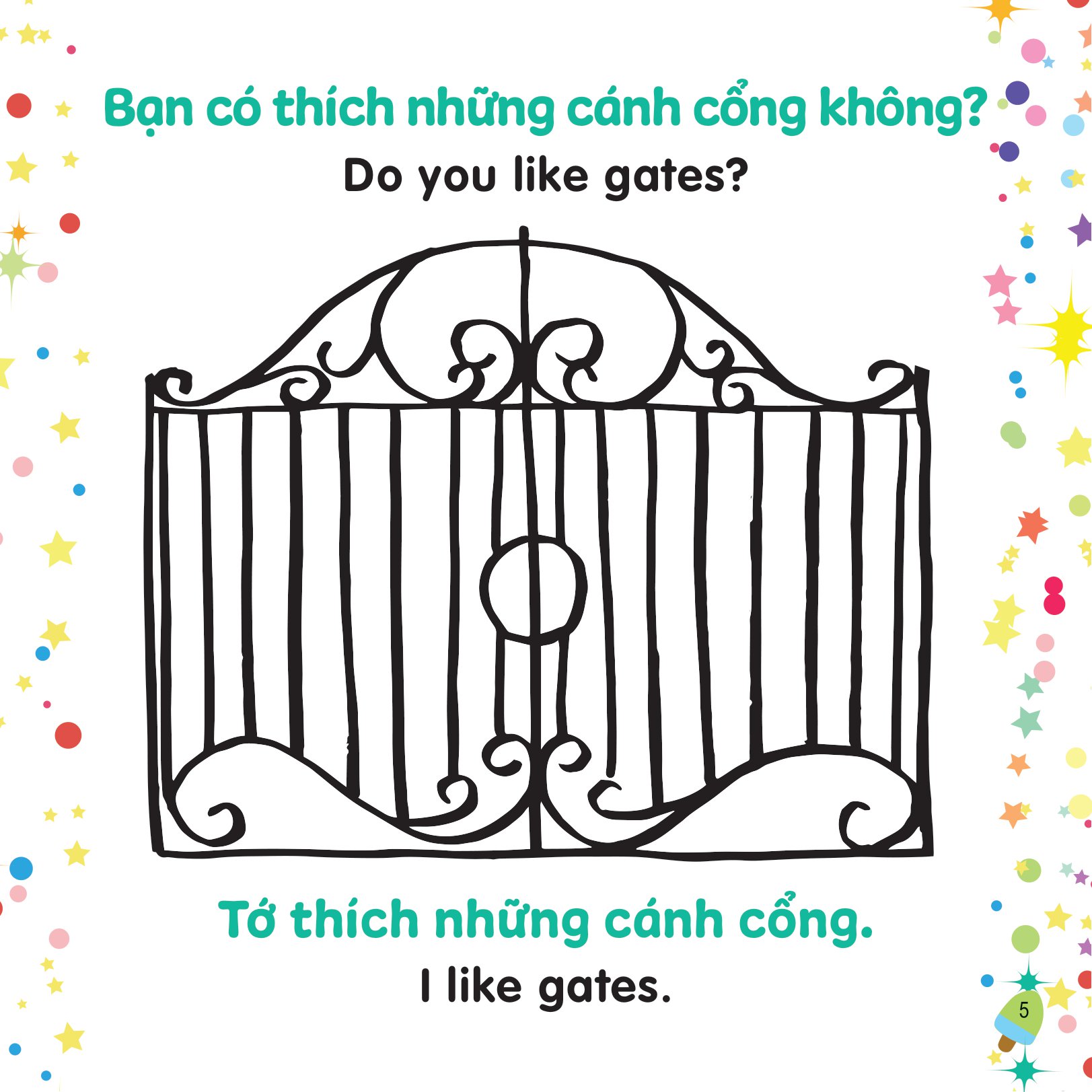 tô màu sáng tạo - bé học tiếng anh - bạn thích cái gì? - Ảnh 5