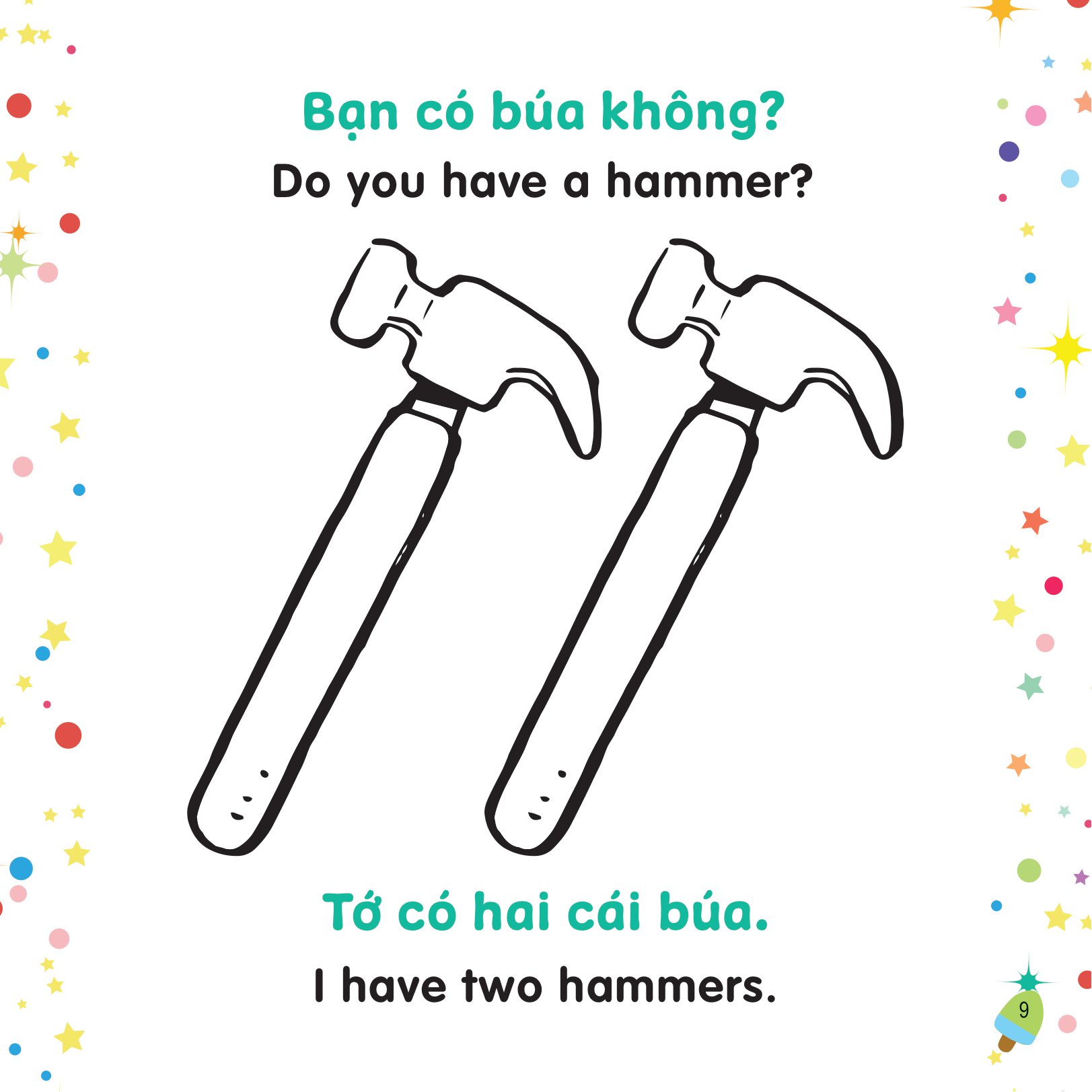 tô màu sáng tạo - bé học tiếng anh - bạn thích cái gì? - Ảnh 9