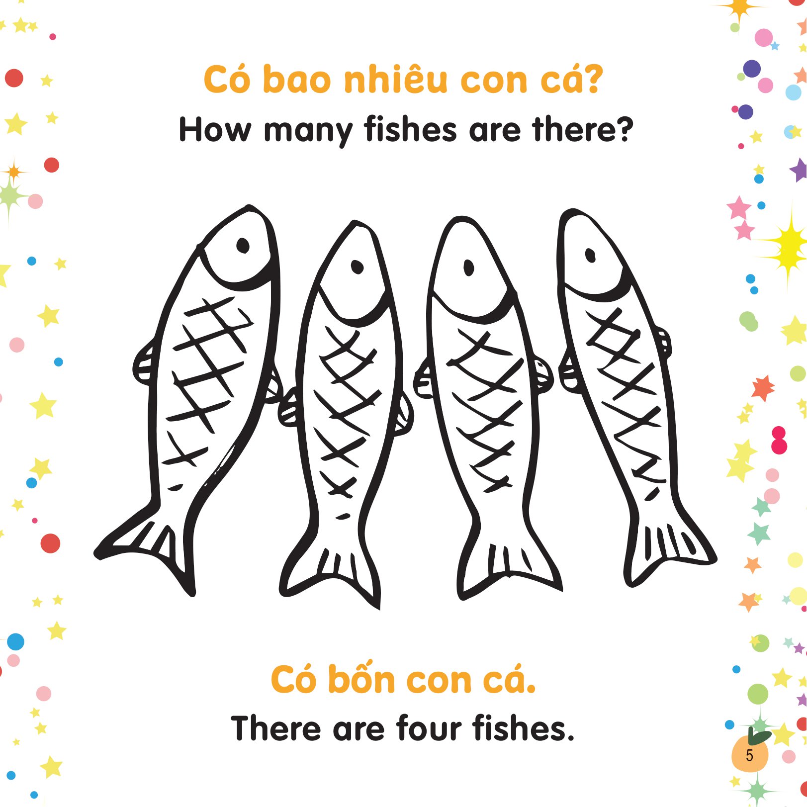 tô màu sáng tạo - bé học tiếng anh - cùng nhau đếm số - Ảnh 5