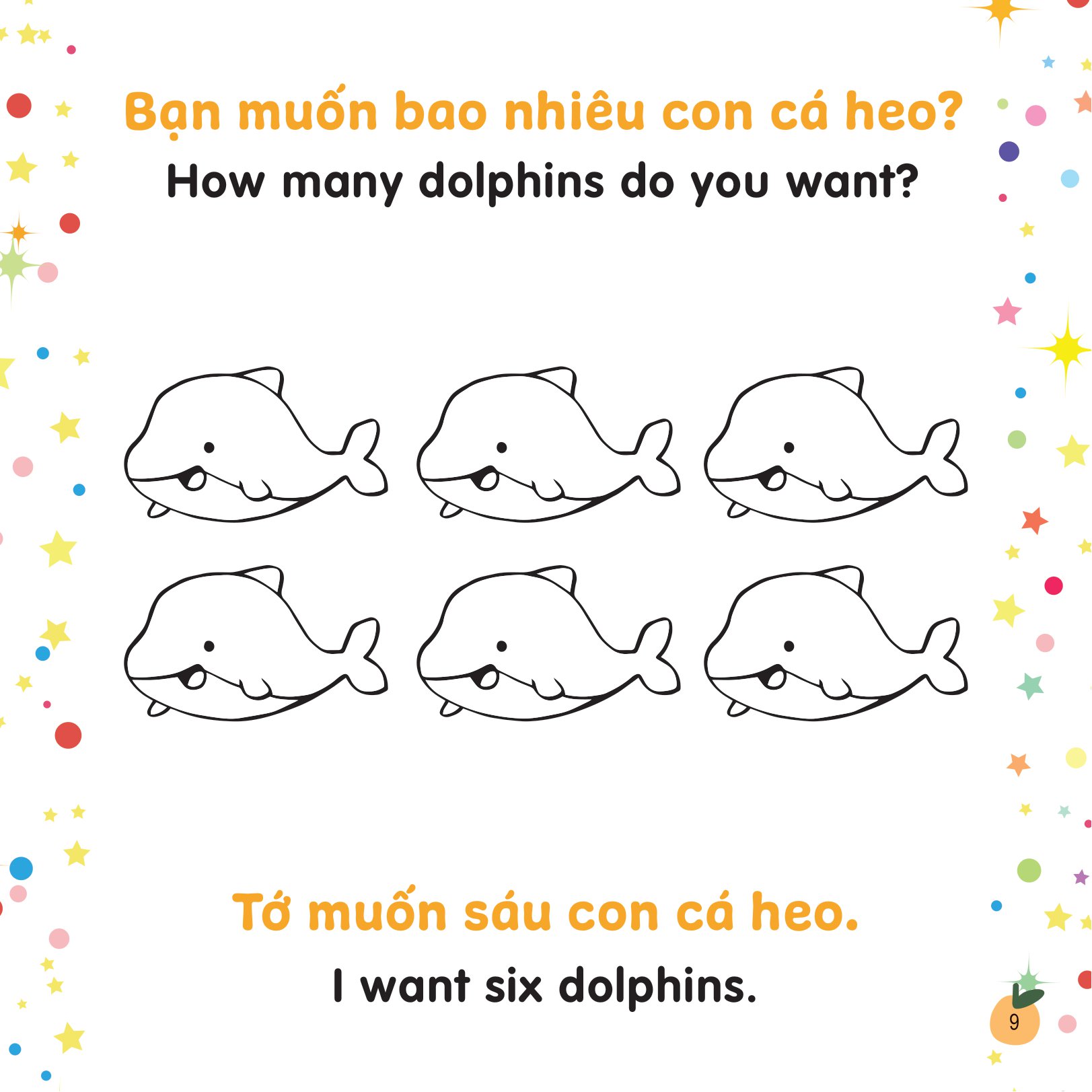 tô màu sáng tạo - bé học tiếng anh - cùng nhau đếm số - Ảnh 9