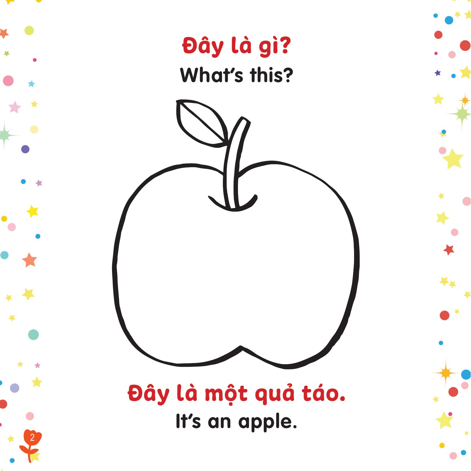 tô màu sáng tạo - bé học tiếng anh - đây là gì? - Ảnh 2