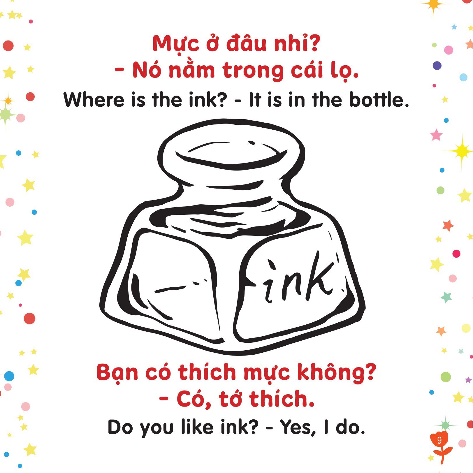 tô màu sáng tạo - bé học tiếng anh - đây là gì? - Ảnh 9