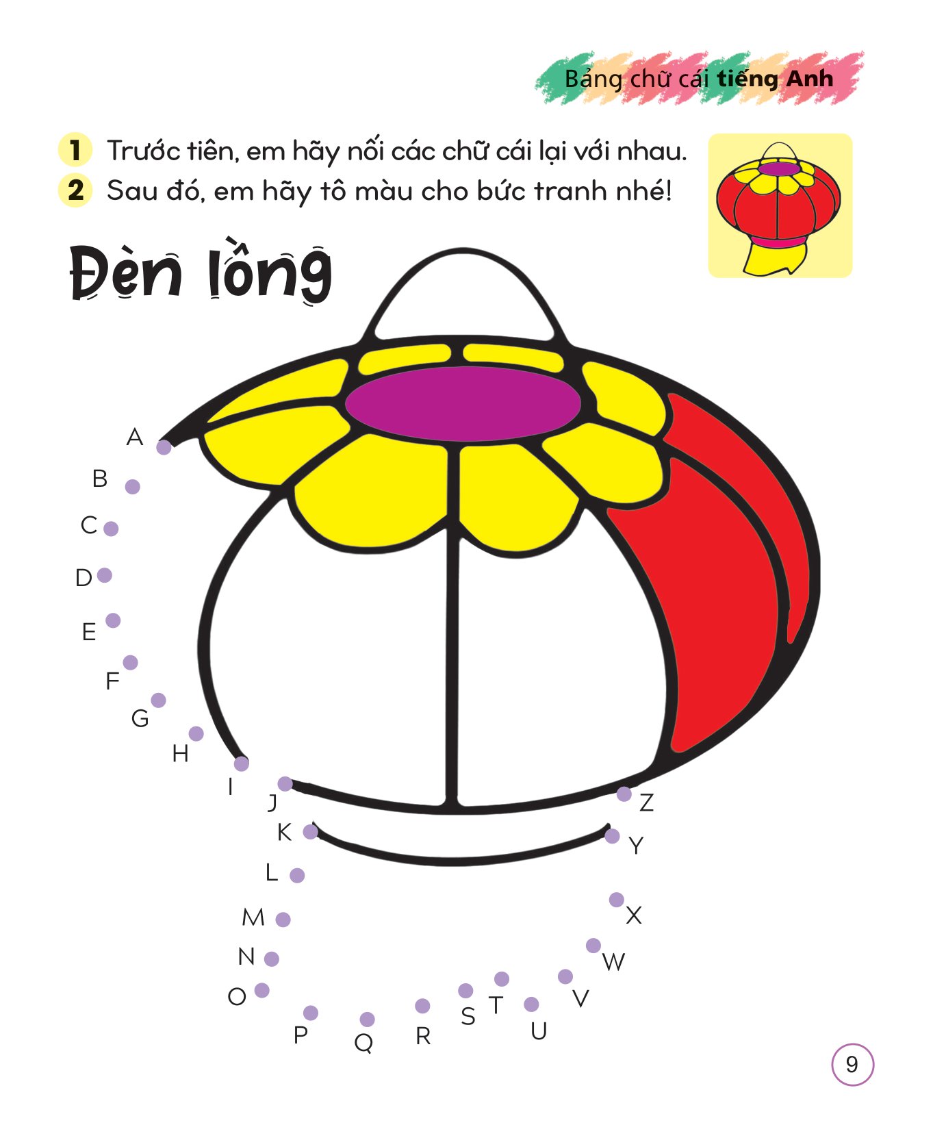 tô màu sáng tạo giúp bé làm quen với chữ cái và con số - bảng chữ cái tiếng anh - Ảnh 10