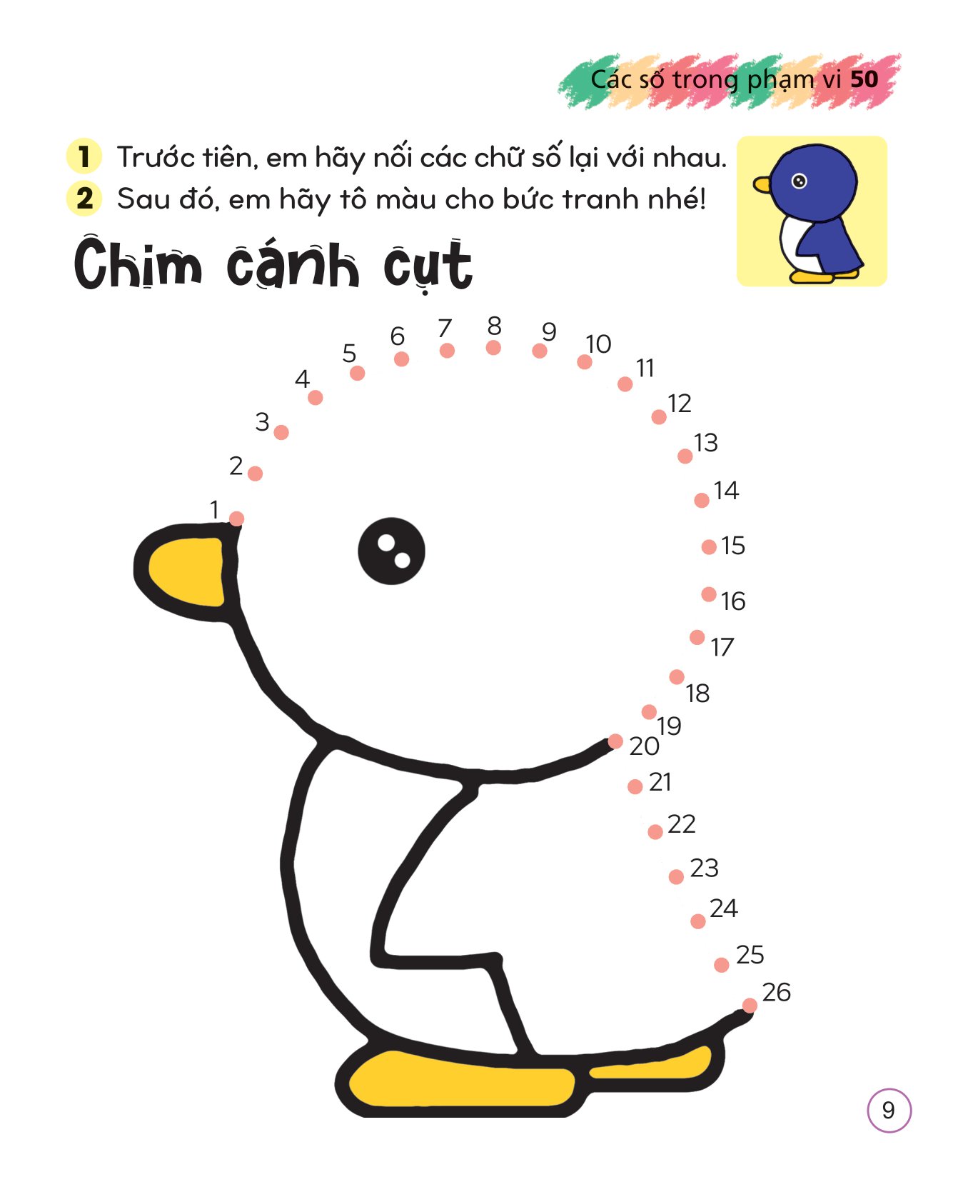 tô màu sáng tạo giúp bé làm quen với chữ cái và con số - các số trong phạm vi 50 - Ảnh 10