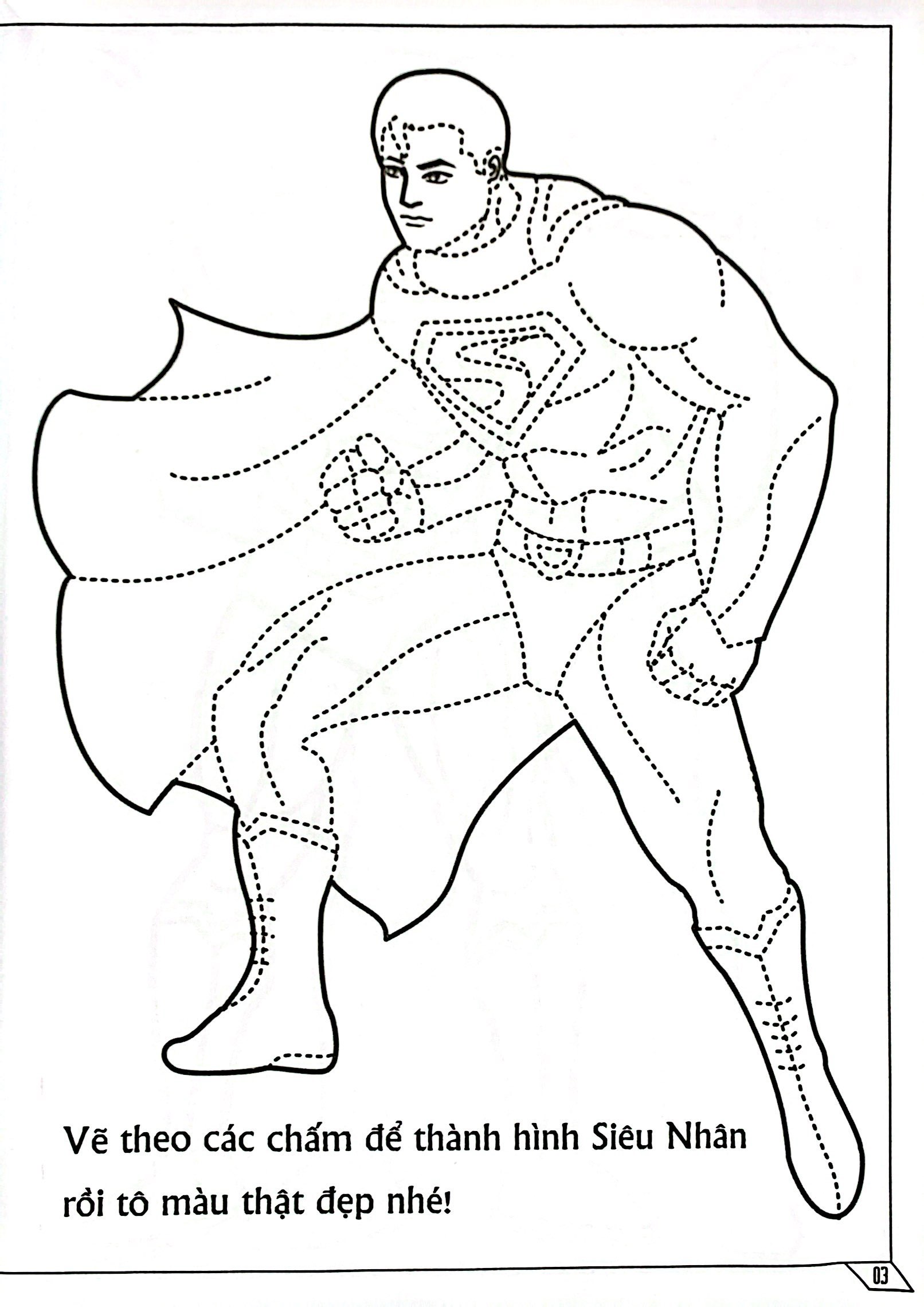 tô màu siêu anh hùng: siêu nhân - Ảnh 5