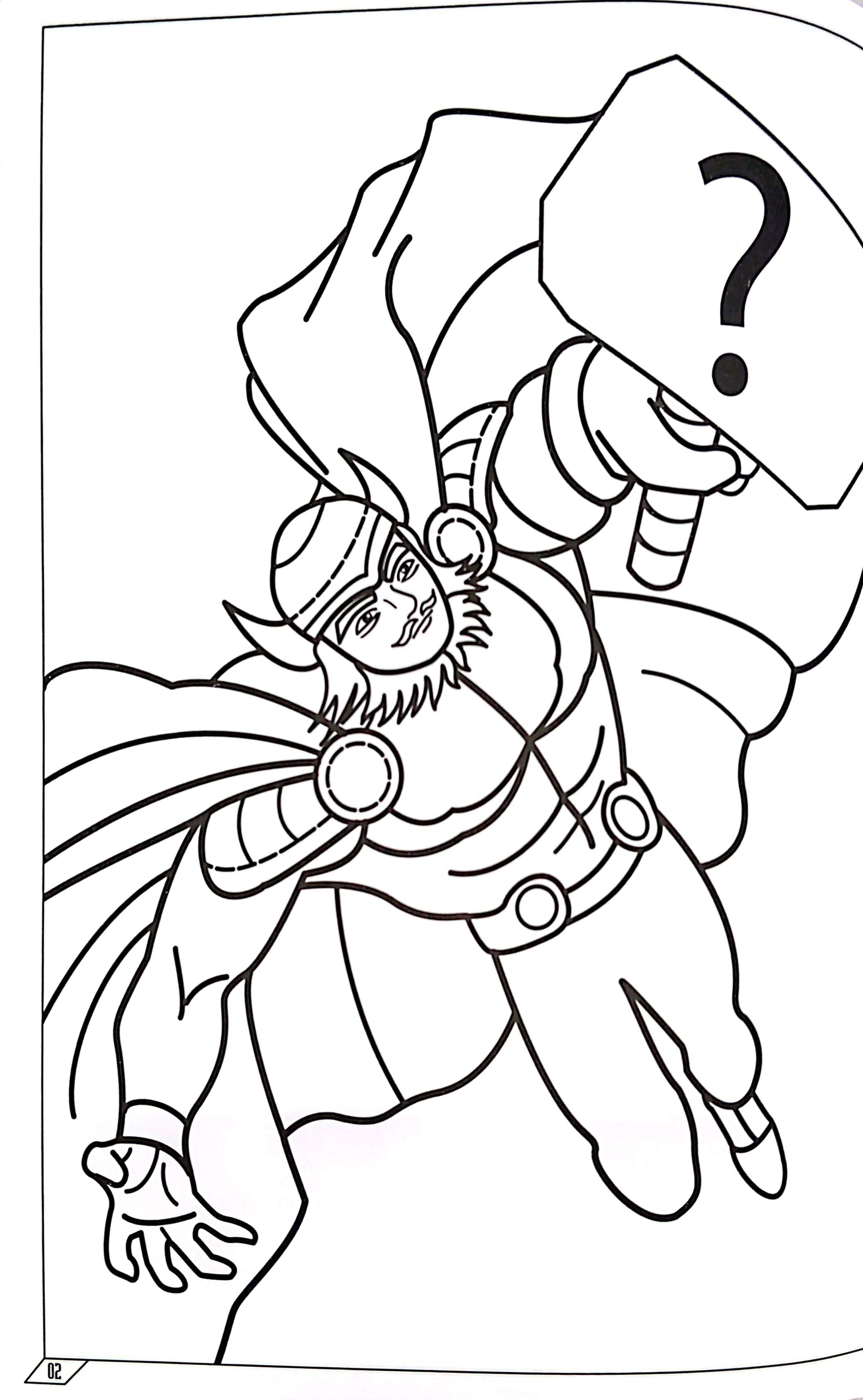 tô màu siêu anh hùng: thần sấm - Ảnh 4