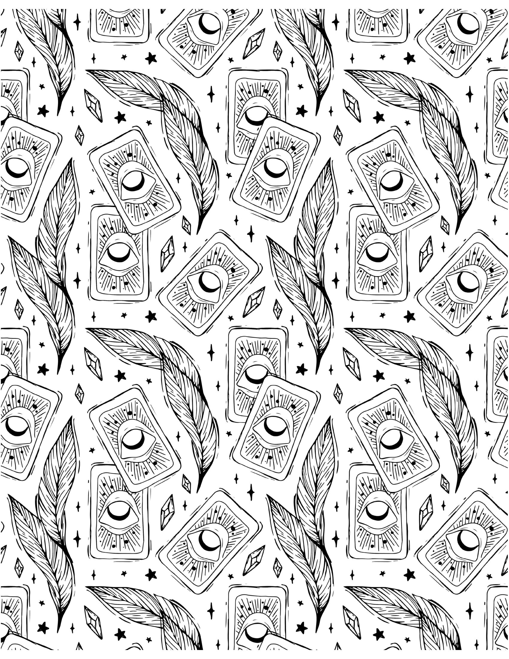 tô màu tarot - tô màu theo cách của bạn để khai mở trực giác diệu kỳ - Ảnh 9