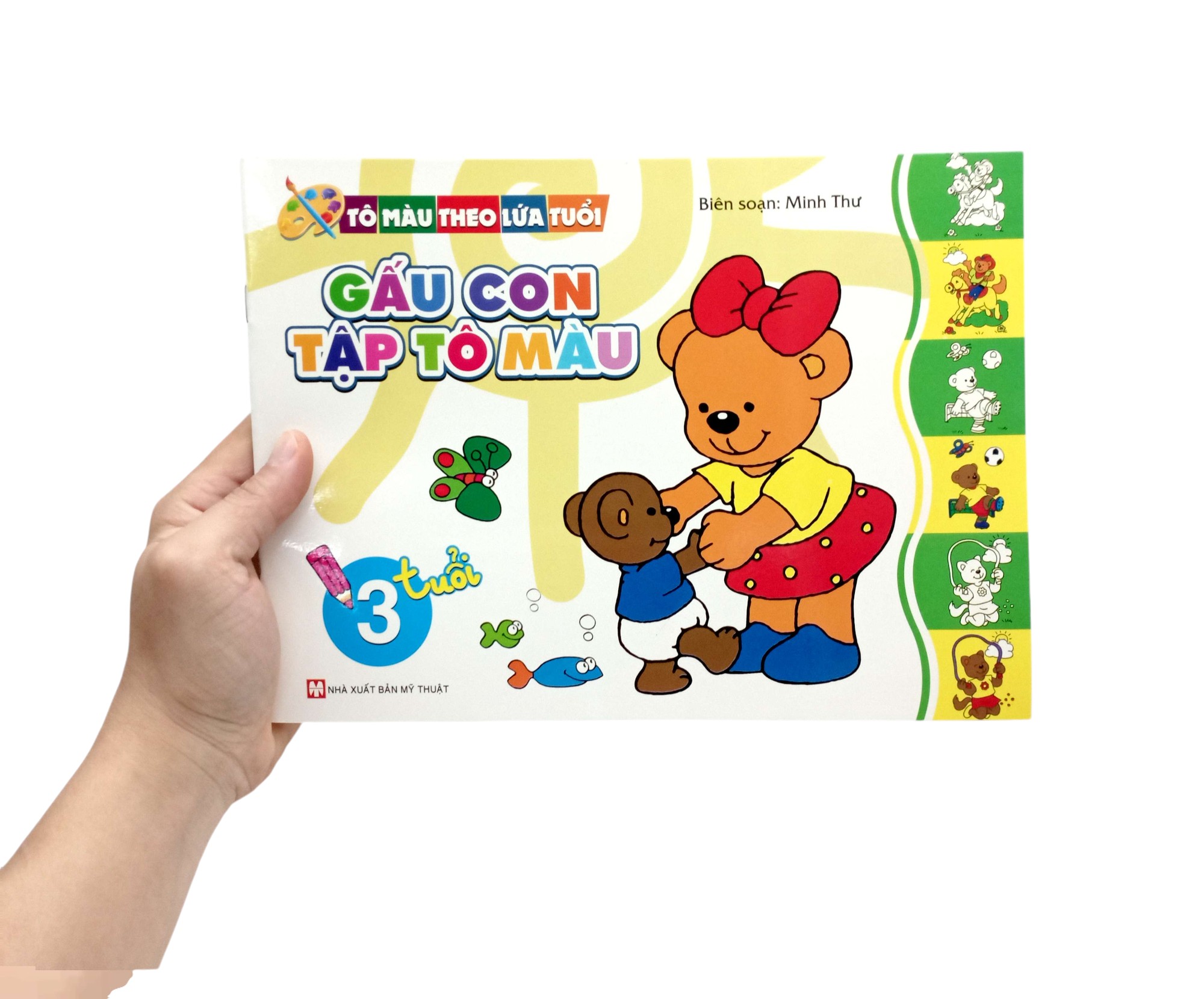 tô màu theo lứa tuổi - gấu con tập tô màu (3 tuổi) - Ảnh 6