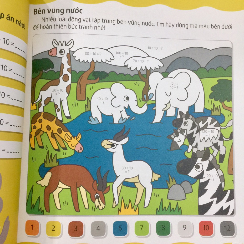 tô màu theo số - bảng cửu chương - phát triển khả năng sáng tạo cho trẻ - Ảnh 3