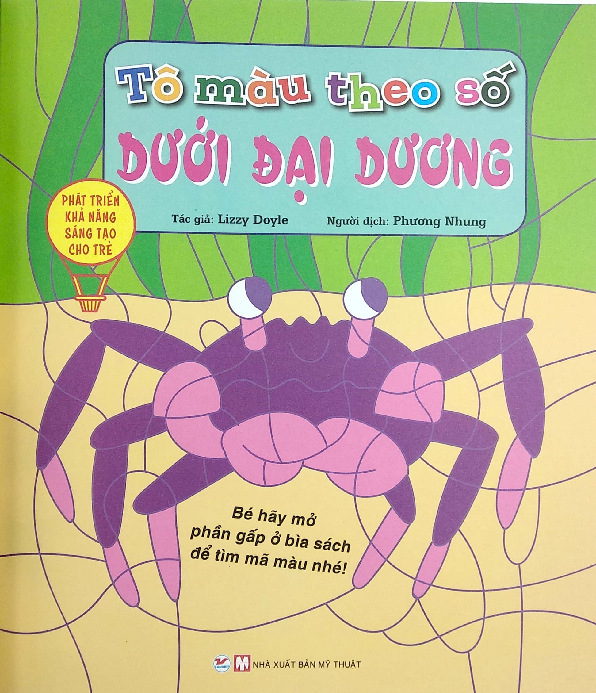 tô màu theo số - dưới đại dương - phát triển khả năng sáng tạo cho trẻ - Ảnh 3