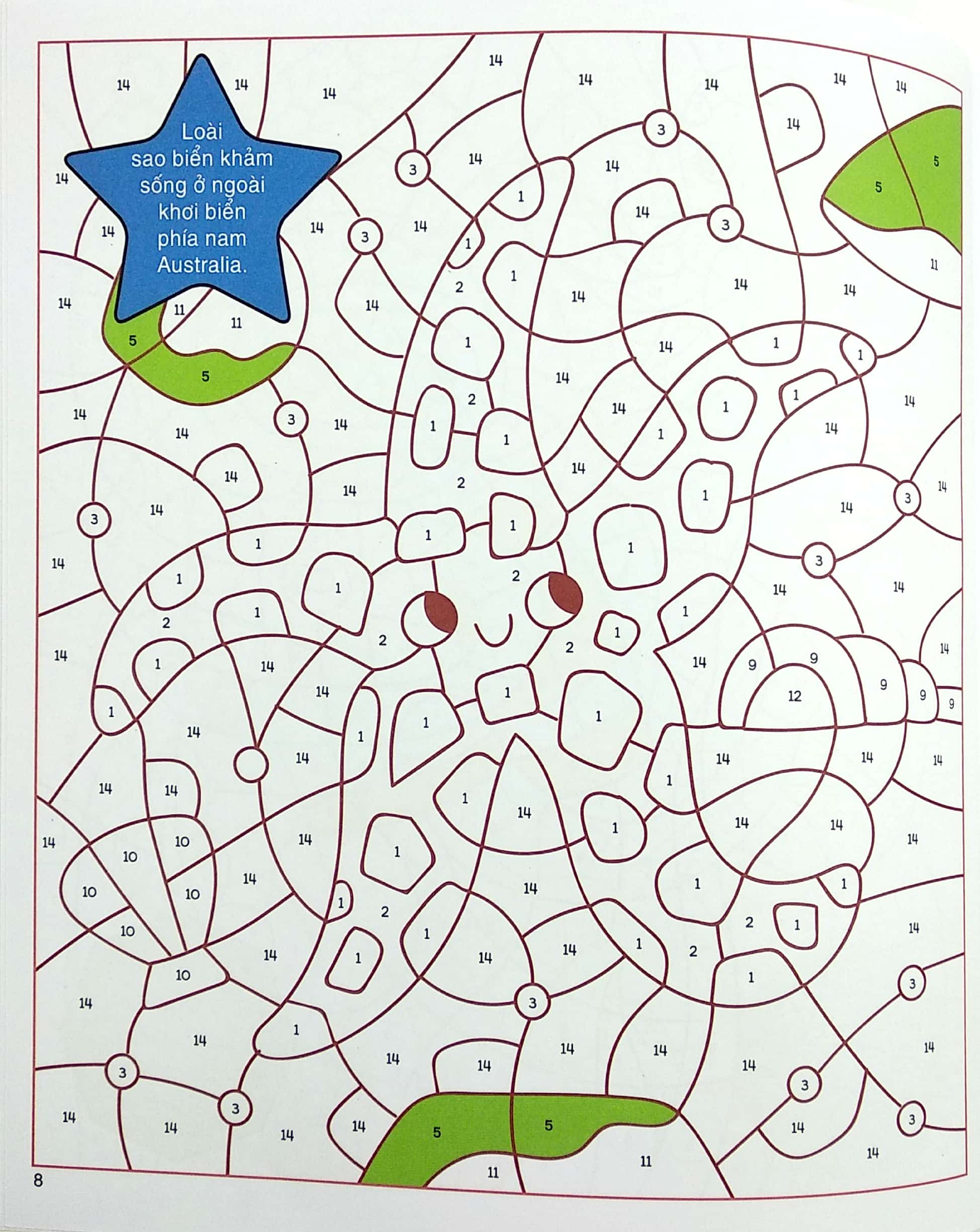 tô màu theo số - dưới đại dương - phát triển khả năng sáng tạo cho trẻ - Ảnh 9