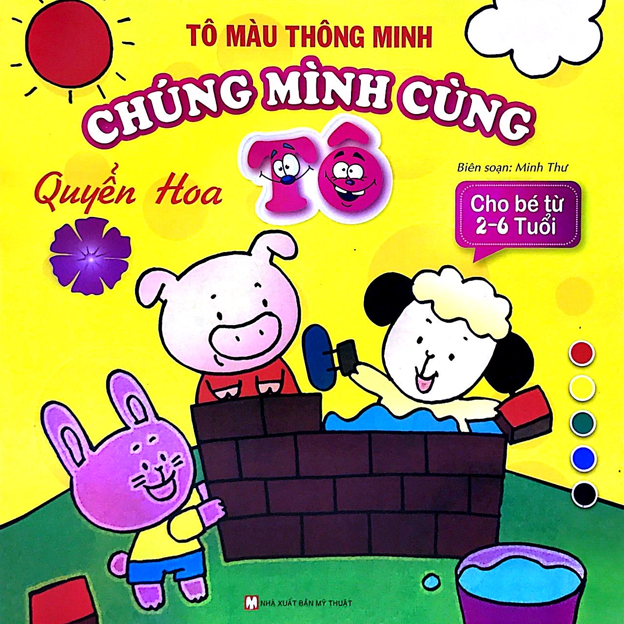 tô màu thông minh - chúng mình cùng tô - quyển hoa - Ảnh 2