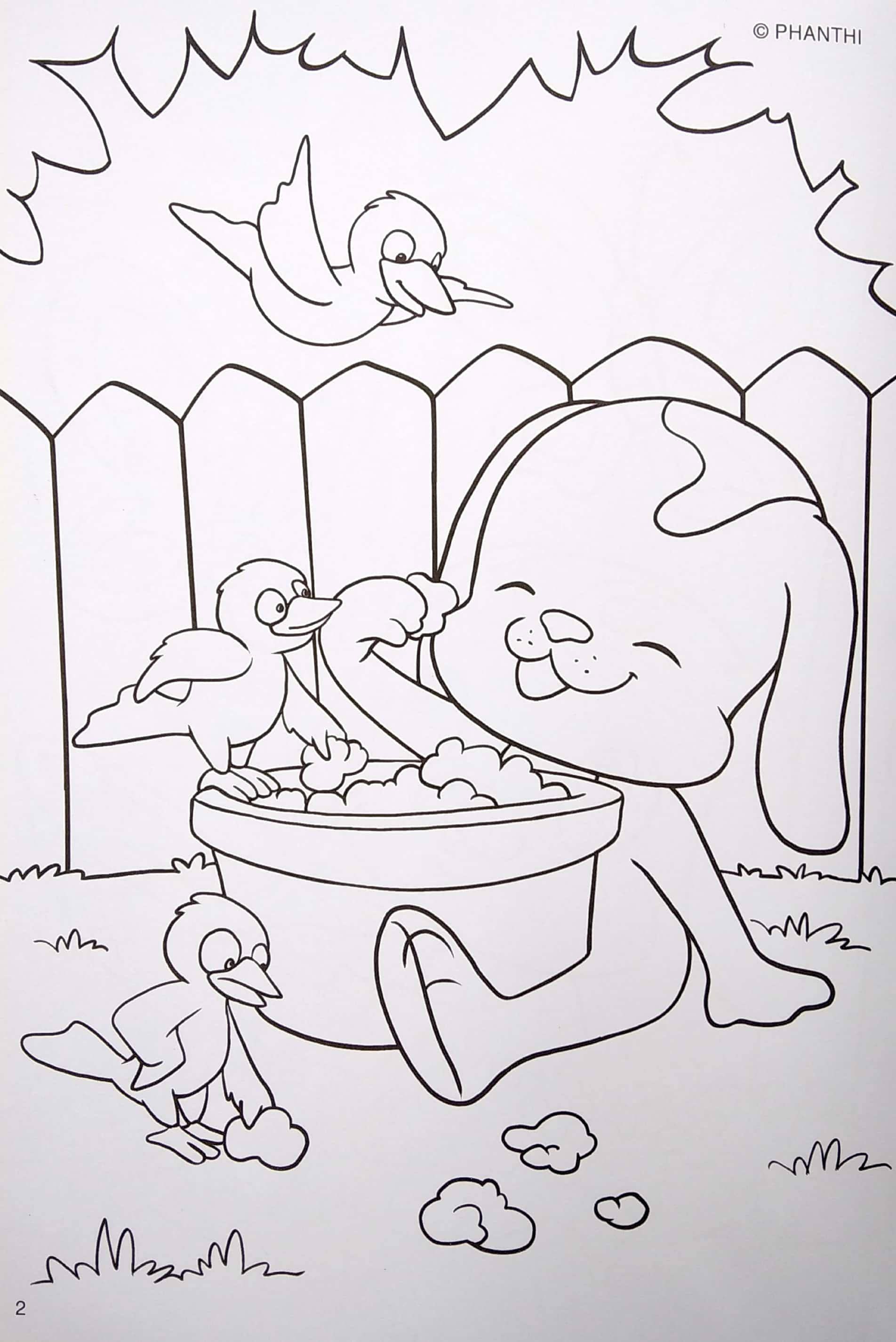 tô màu thú cưng - chó - Ảnh 4