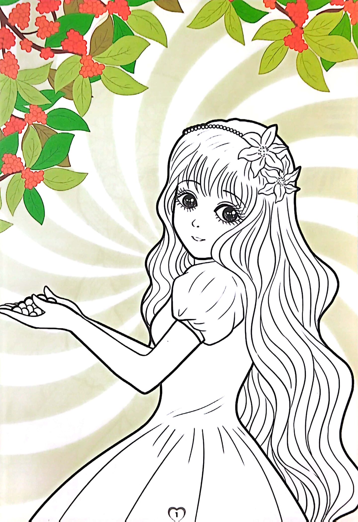 tô màu tính cách công chúa - công chúa dịu dàng - Ảnh 3