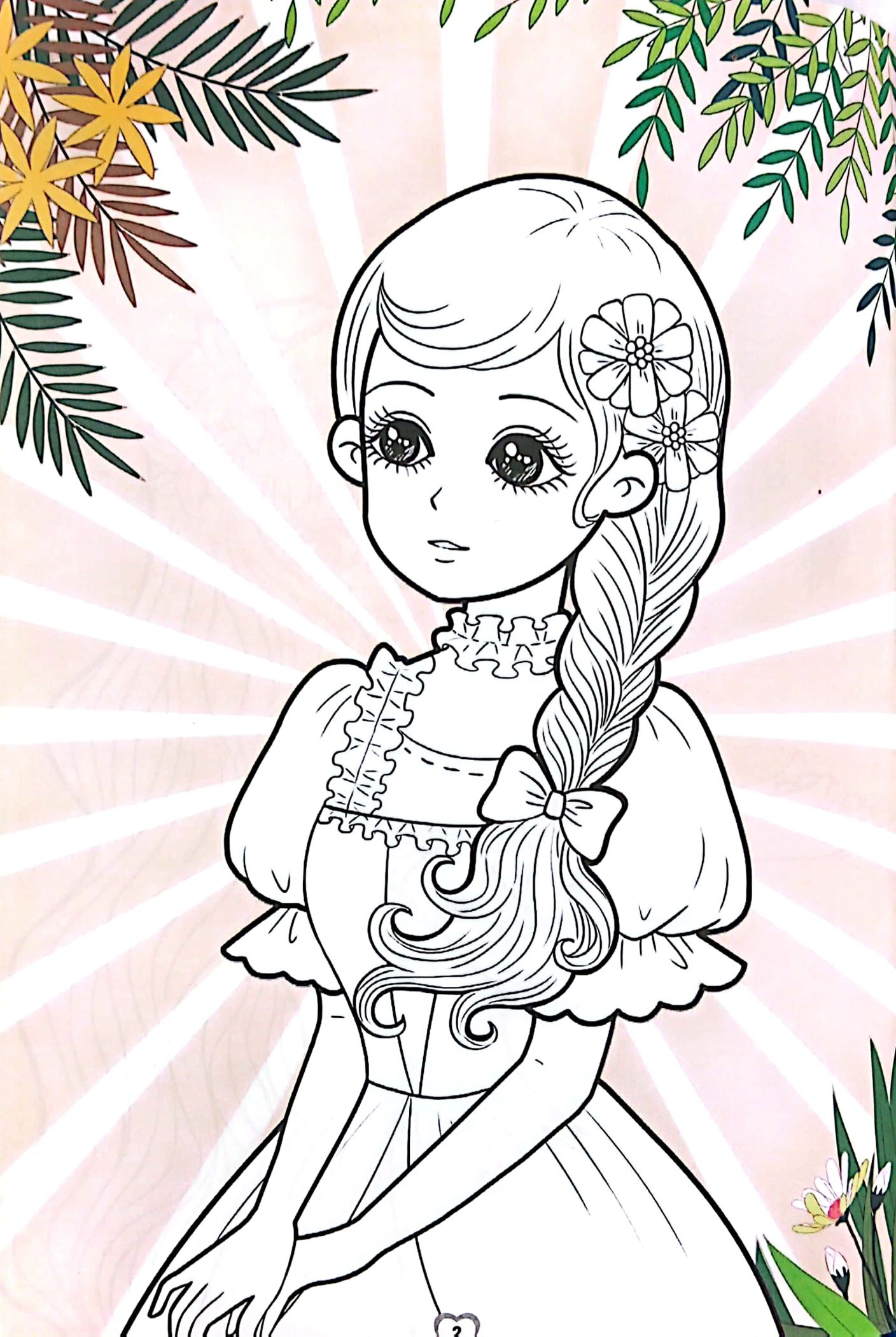 tô màu tính cách công chúa - công chúa dịu dàng - Ảnh 4