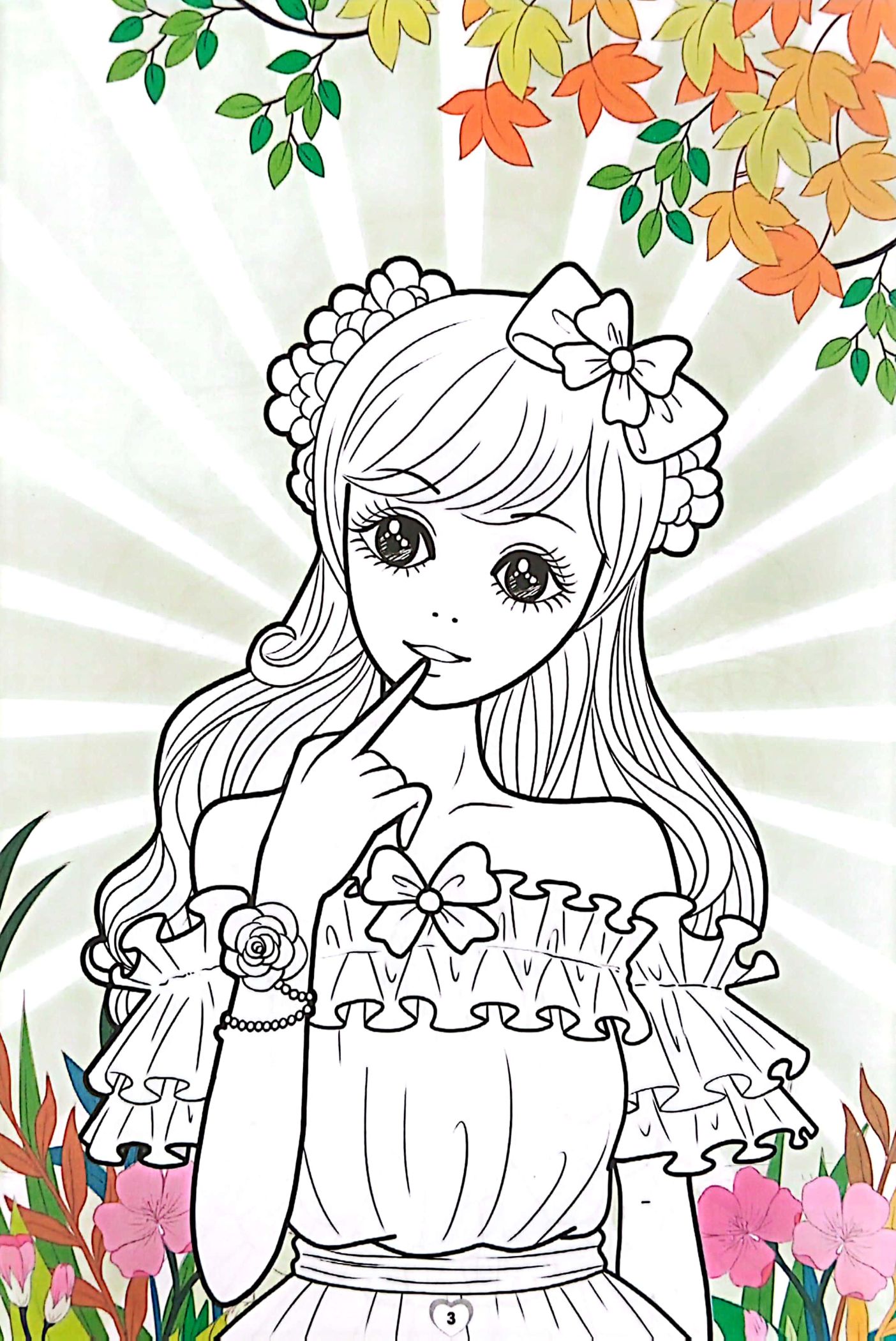 tô màu tính cách công chúa - công chúa dịu dàng - Ảnh 5