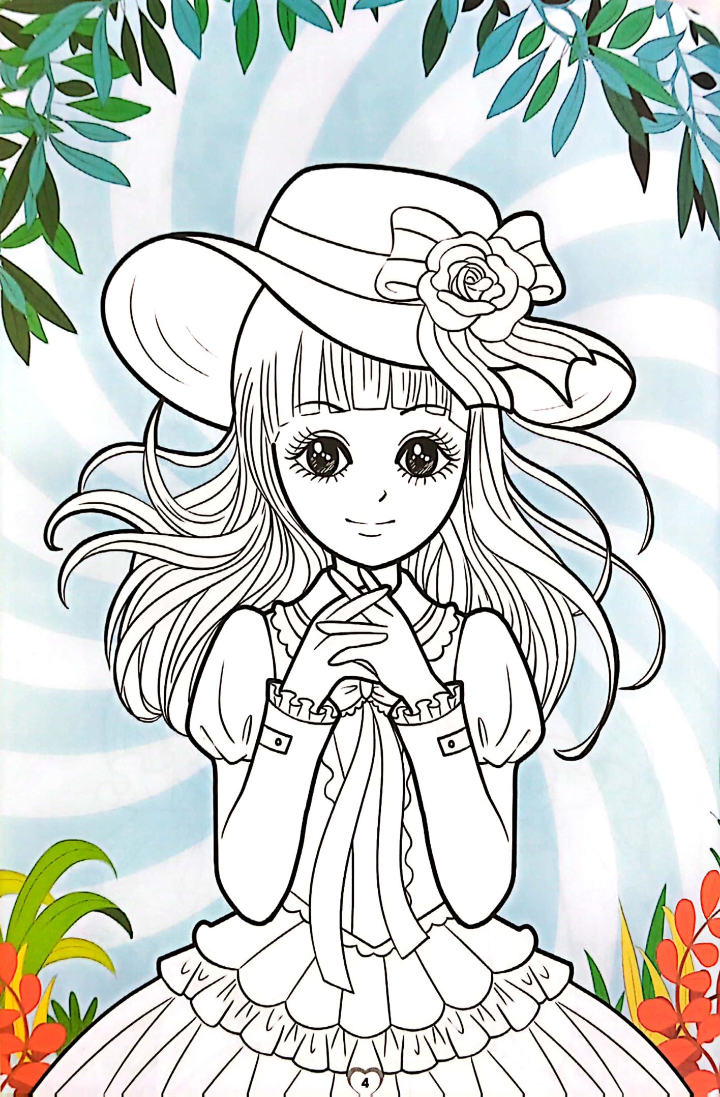 tô màu tính cách công chúa - công chúa dịu dàng - Ảnh 6