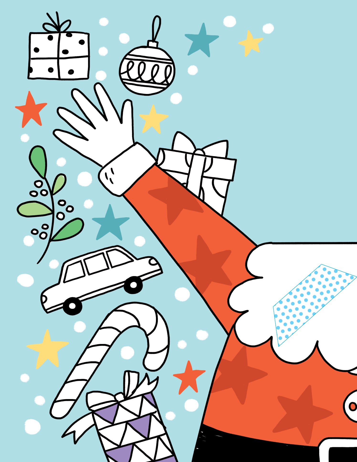 tô màu và dựng hình 3d - giáng sinh - Ảnh 2