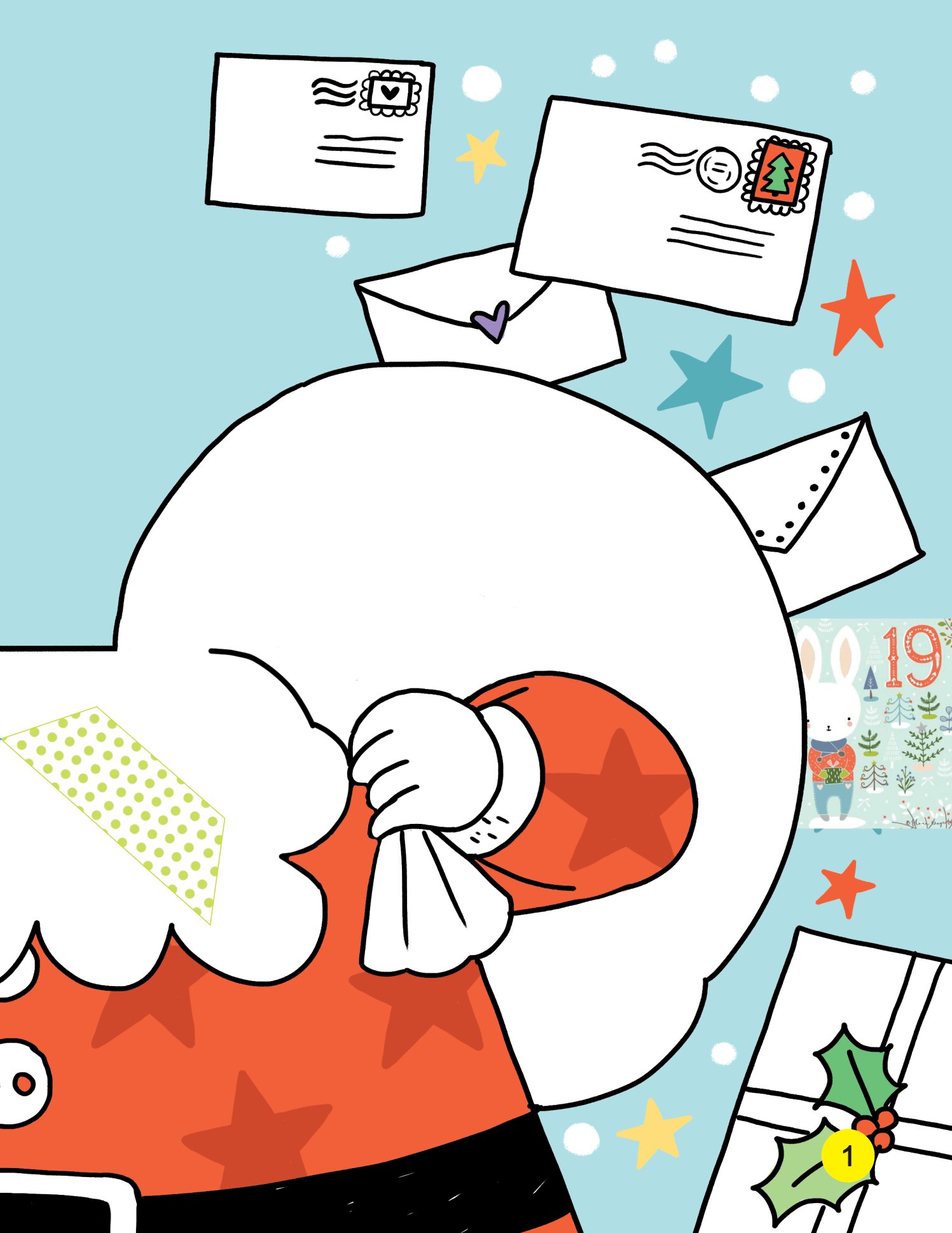 tô màu và dựng hình 3d - giáng sinh - Ảnh 3