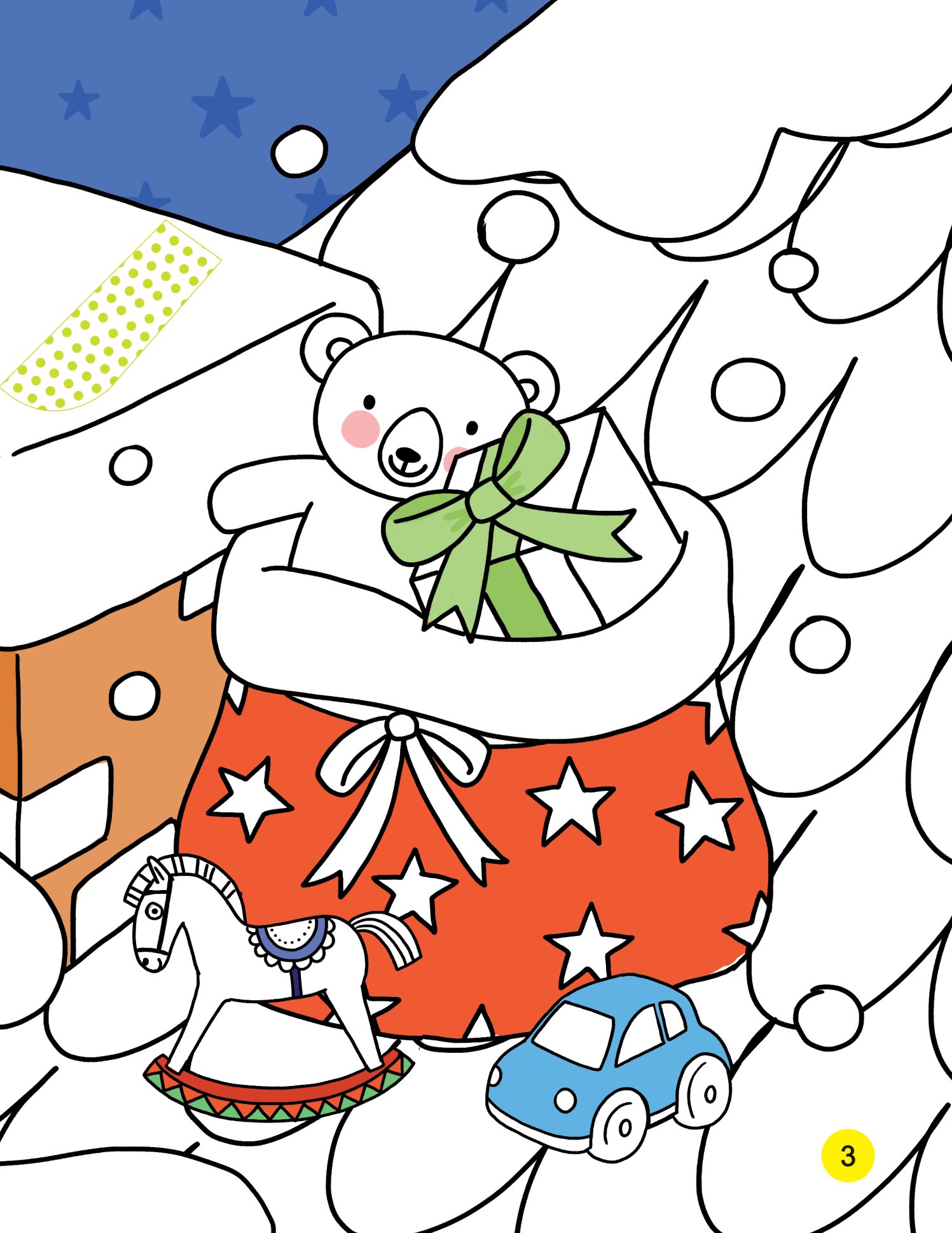 tô màu và dựng hình 3d - giáng sinh - Ảnh 5