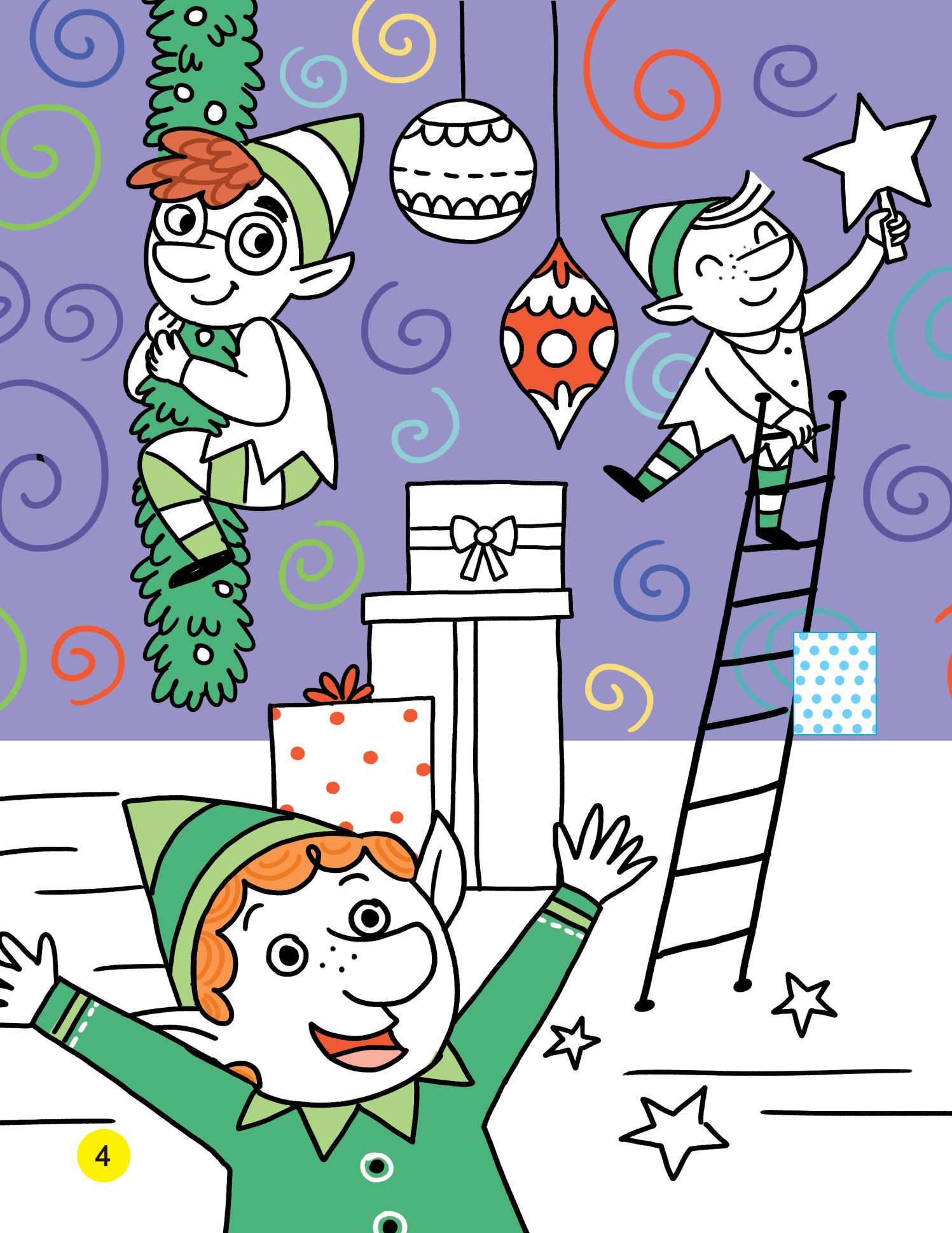 tô màu và dựng hình 3d - giáng sinh - Ảnh 6