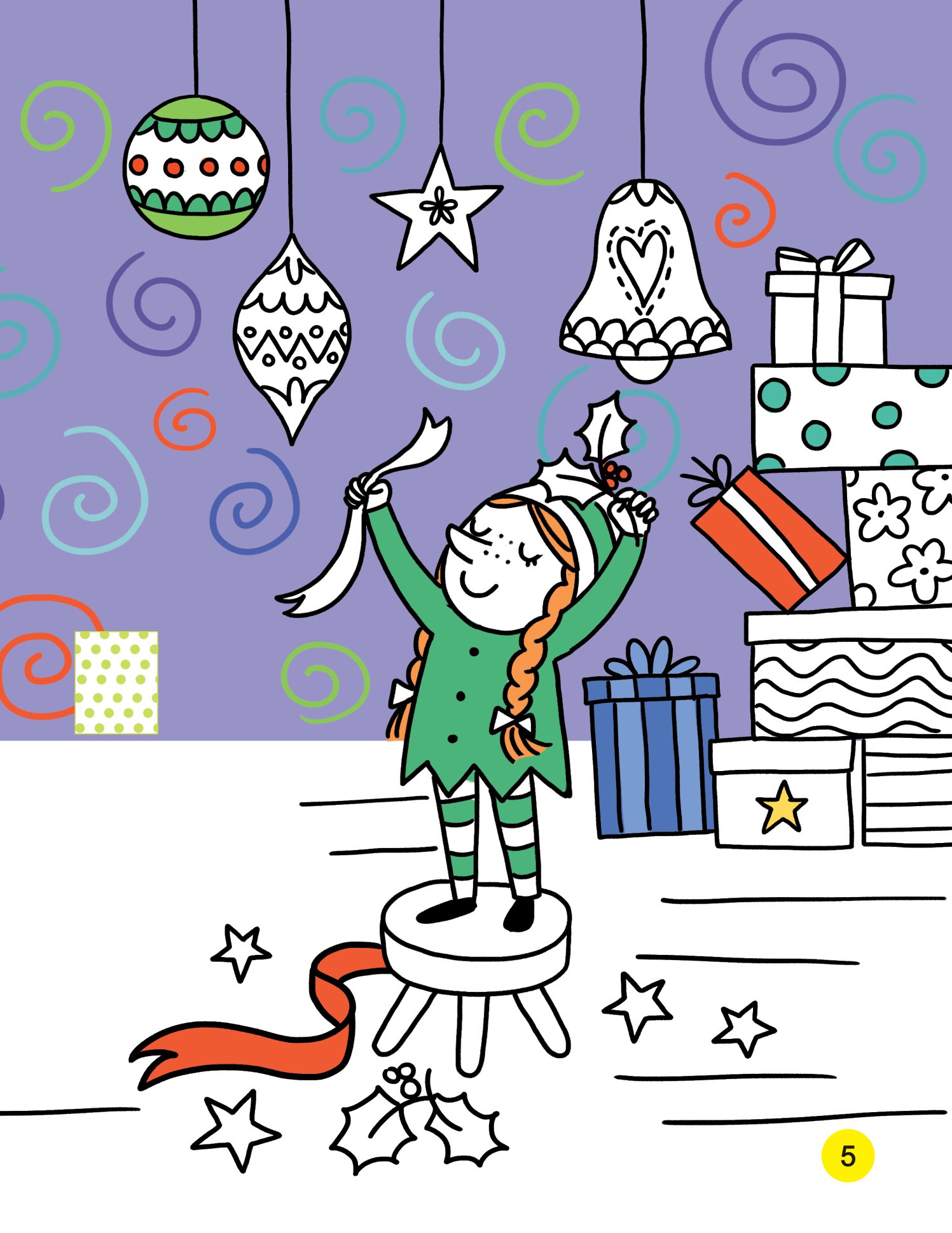 tô màu và dựng hình 3d - giáng sinh - Ảnh 7