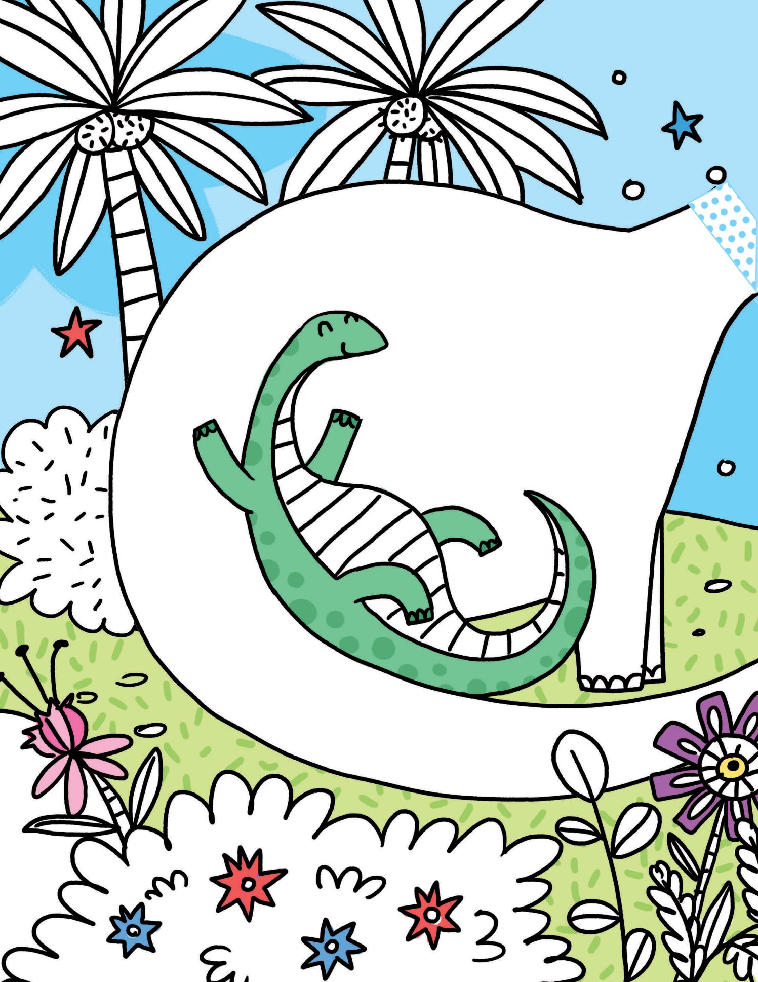 tô màu và dựng hình 3d - khủng long - Ảnh 2